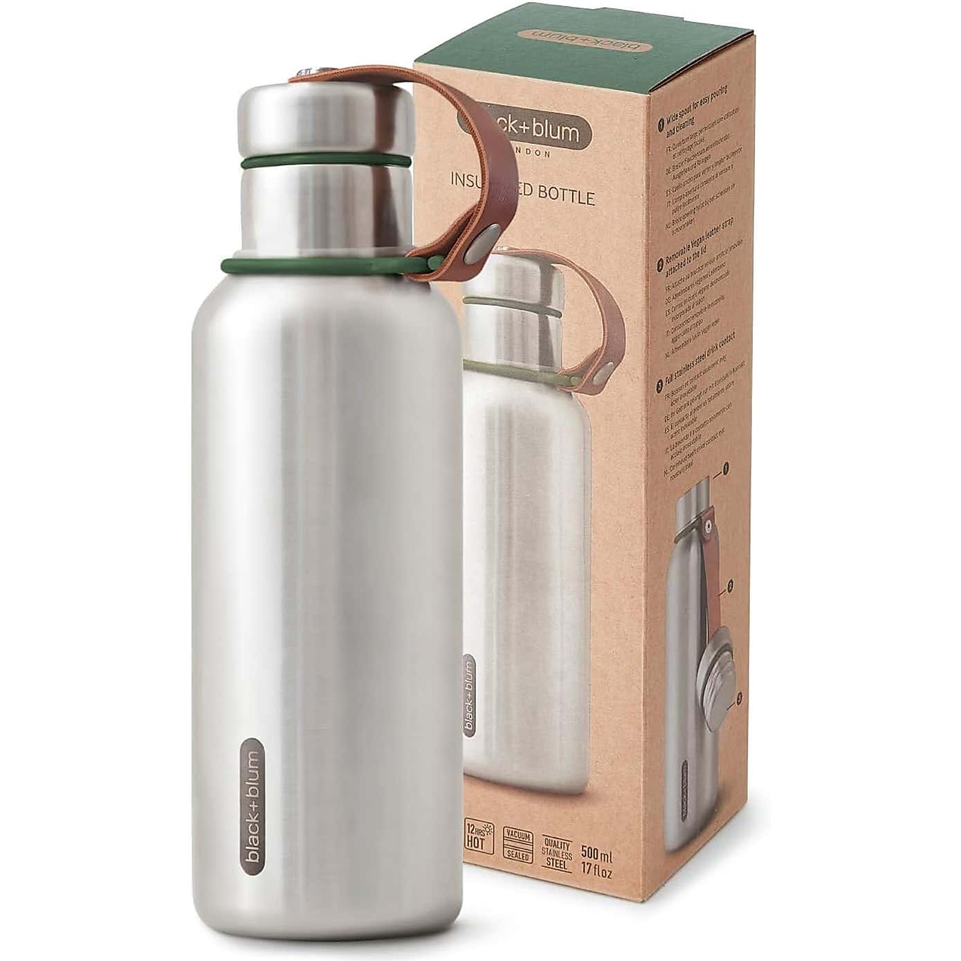 Black and Blum Insulated Water Bottle