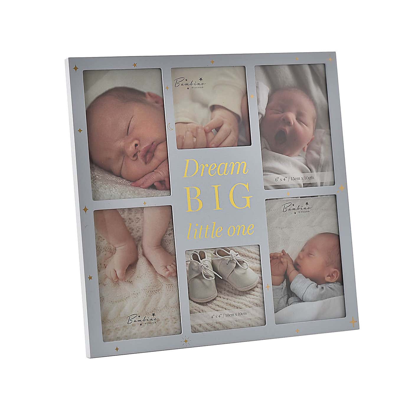 Bambino Dream Big Blue Collage Multi Photo Frame