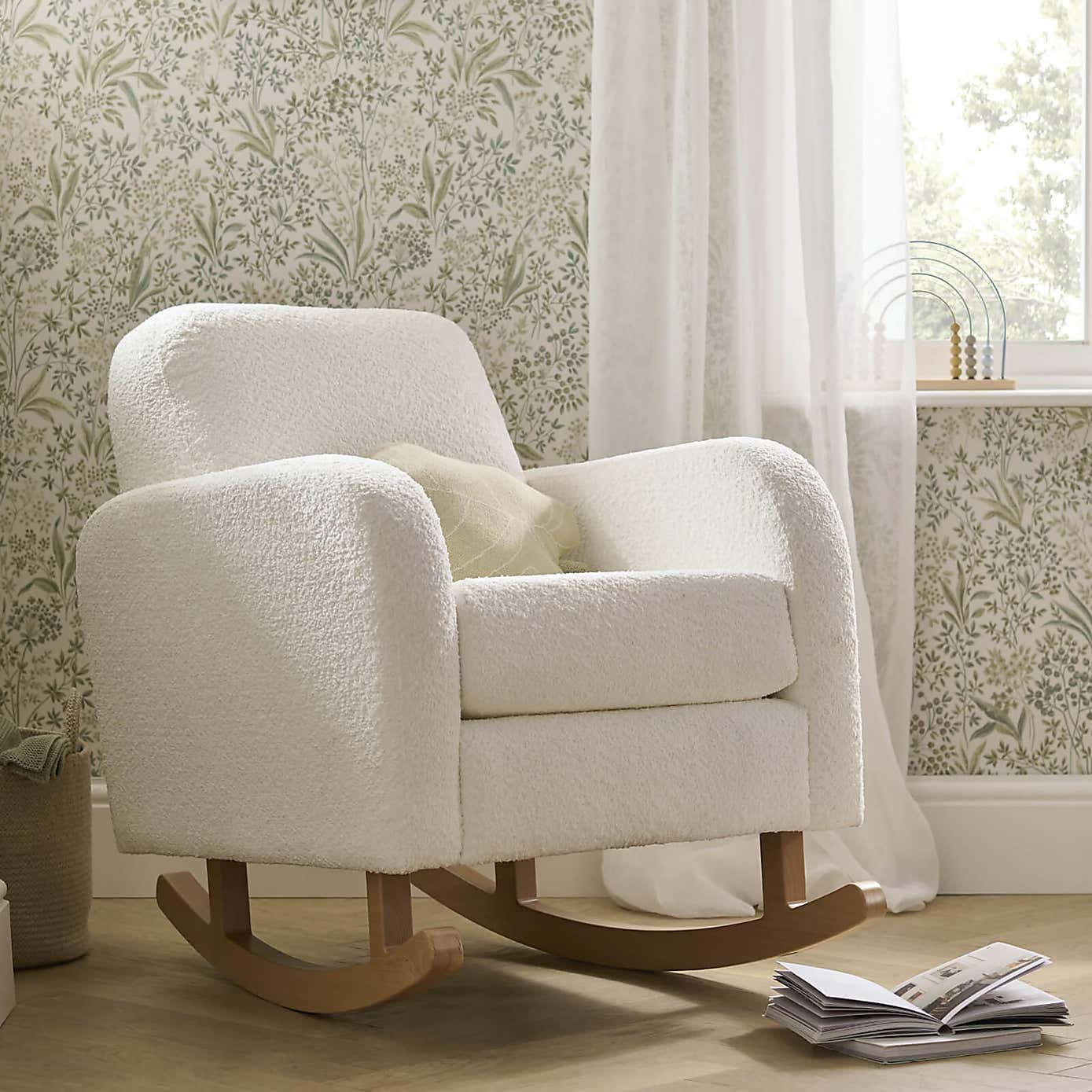 CuddleCo Etta Nursing Chair, Ivory Boucle