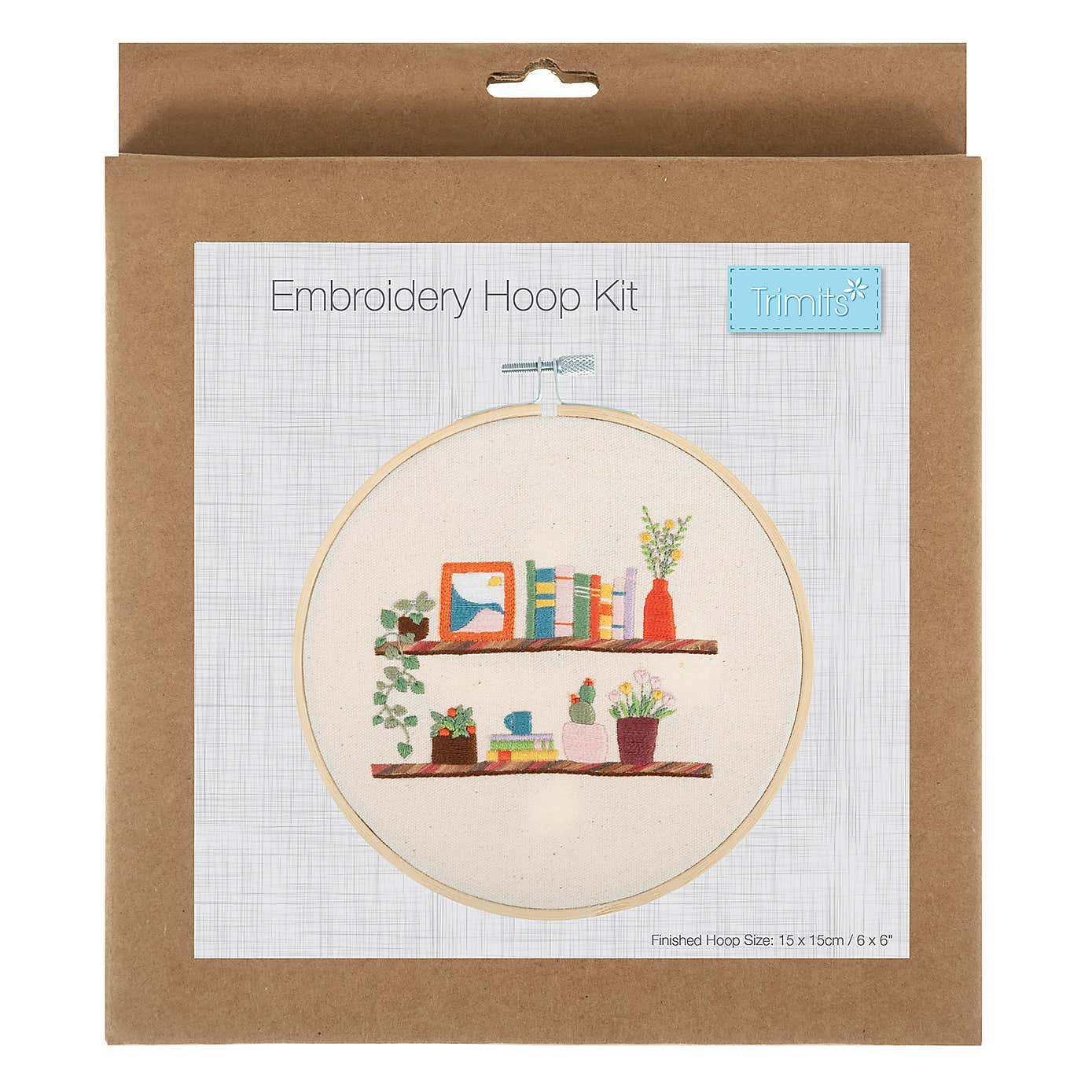 Embroidery Kit Floral Shelf