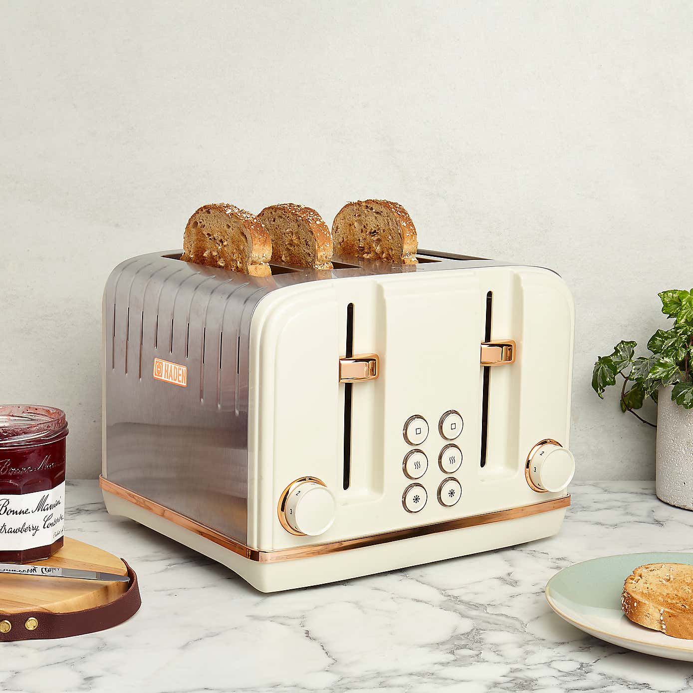 Haden Salcombe 4 Slice Copper Toaster