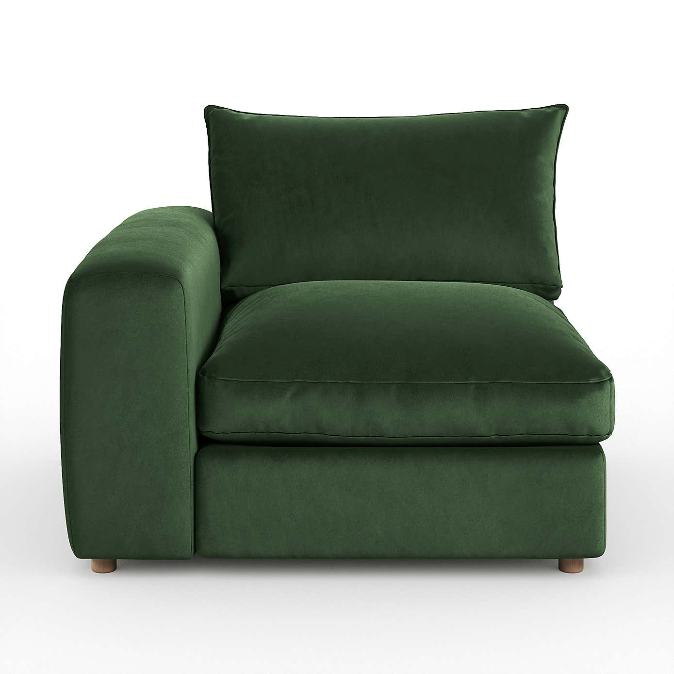 Full Circle Austin Cosy Velvet Modular Arm Corner Piece