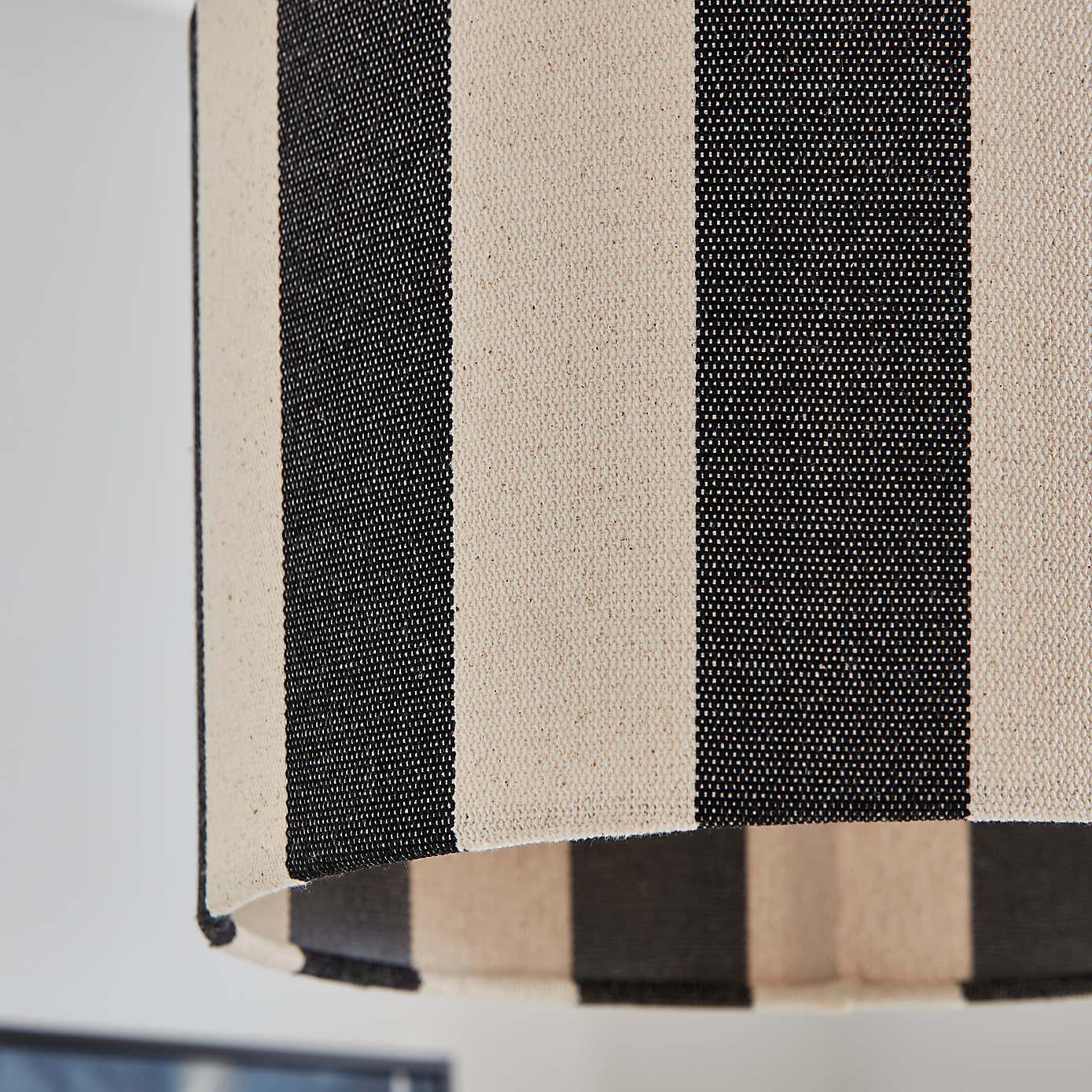 Beatrice Stripe Drum Lamp Shade
