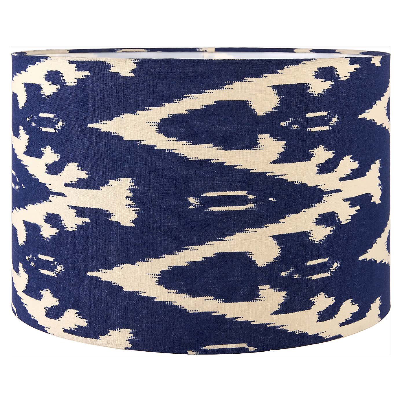 Lars Ikat Patterned Cylinder Lamp Shade