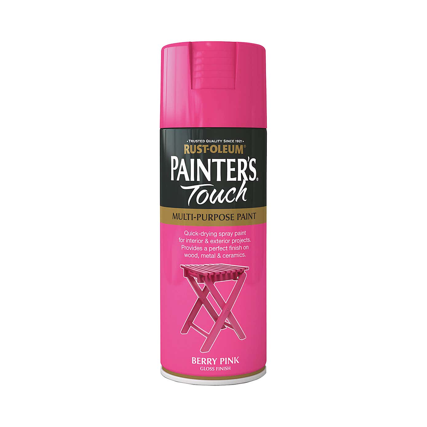 Rust-Oleum Berry Pink Gloss Painter's Touch Spray Paint 400ml