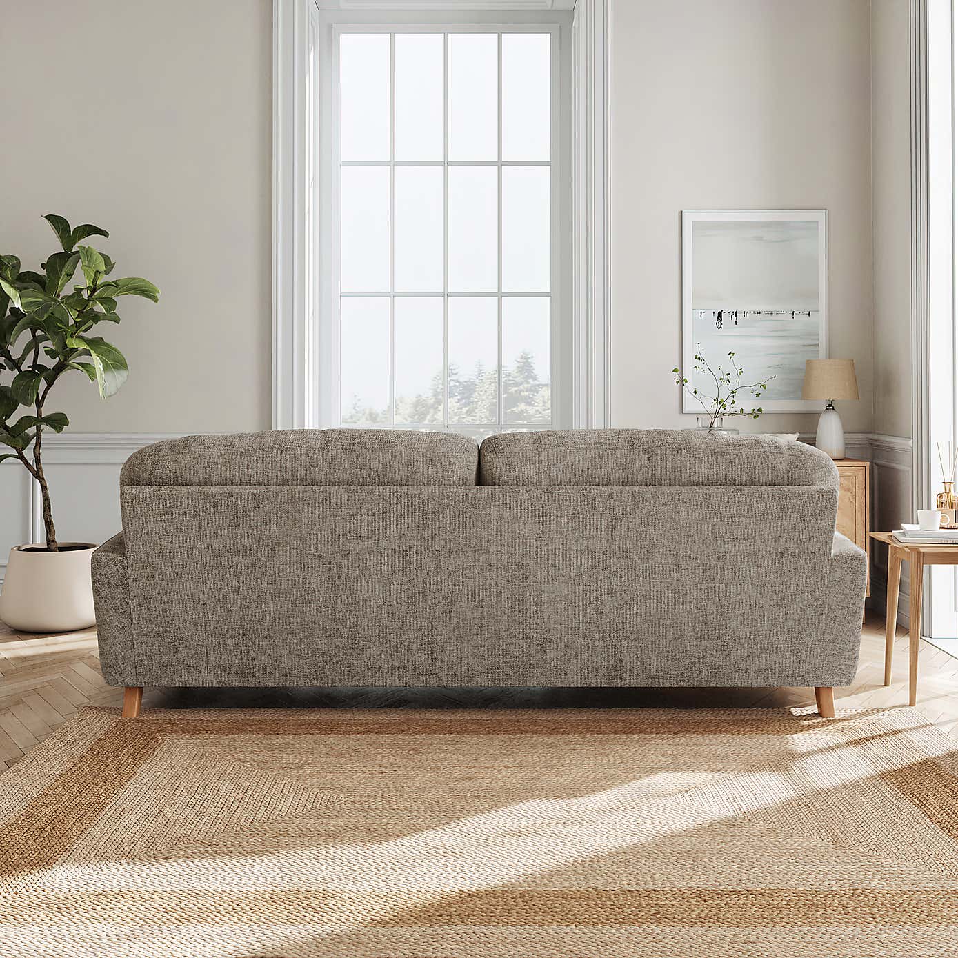 Martha Chunky Chenille 4 Seater Sofa