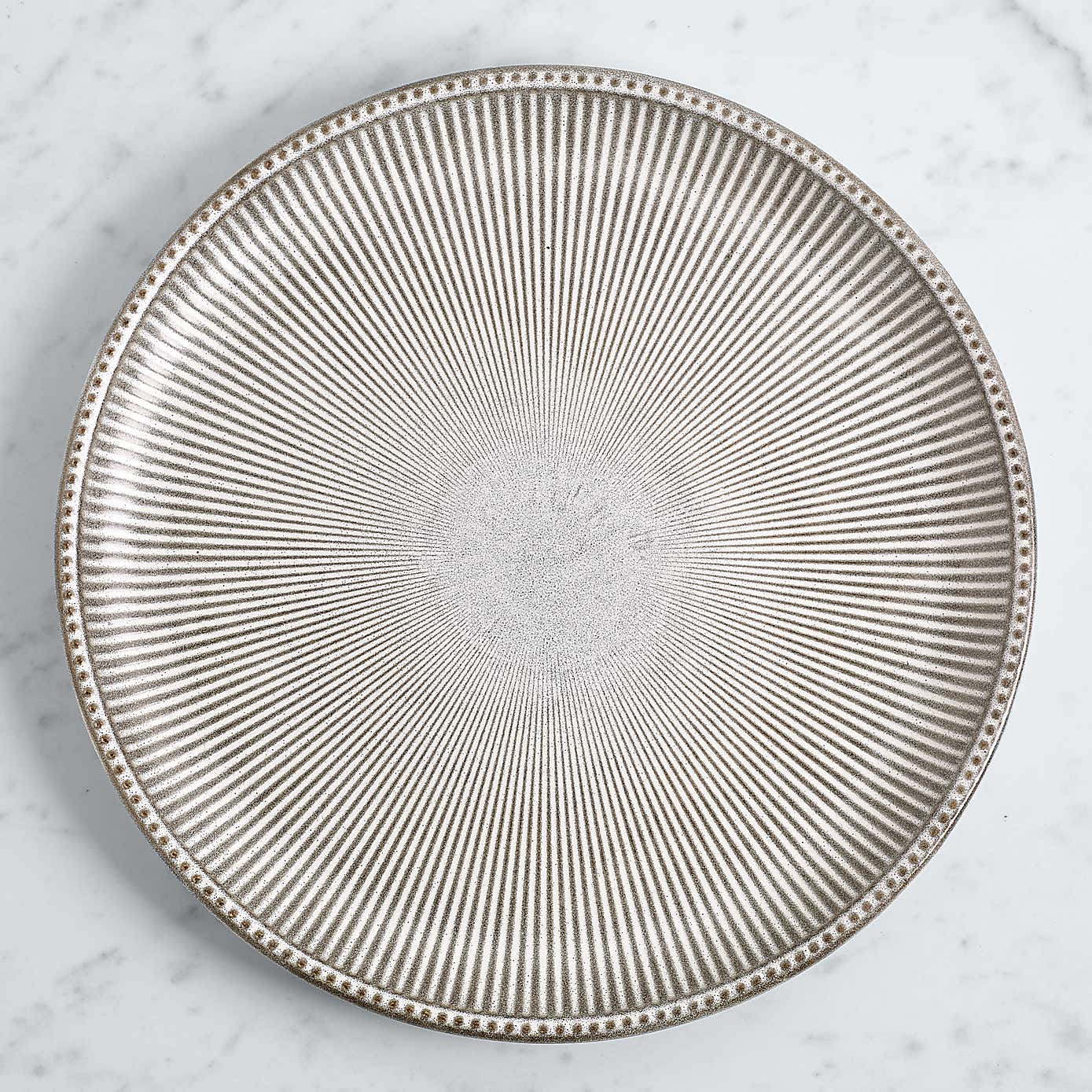 Steeple Embossed Serving Plate