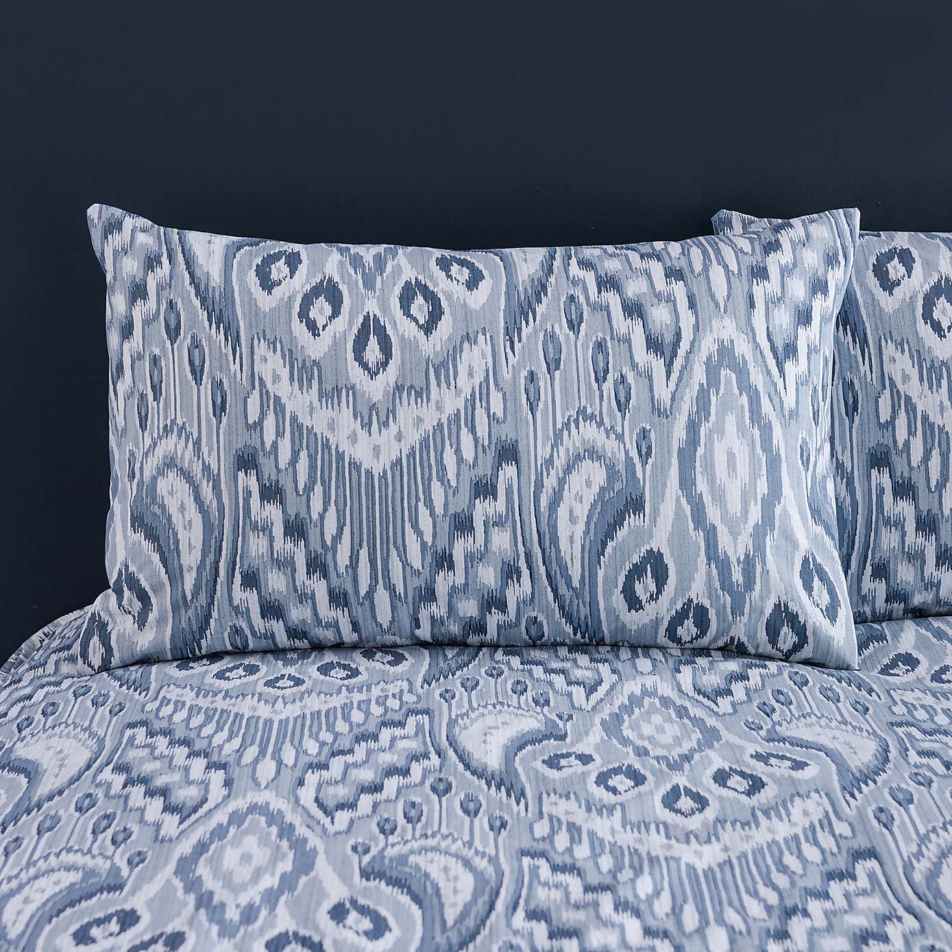 Global Ikat Cotton Duvet Cover & Pillowcase Set