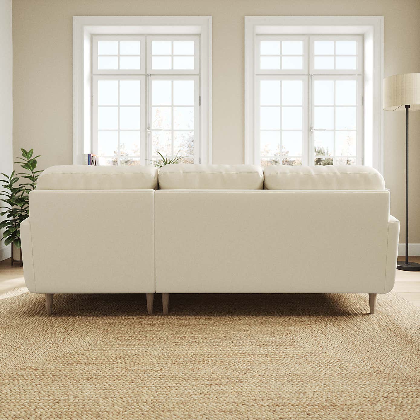 Sven Opulent Velvet Large Corner Chaise Sofa