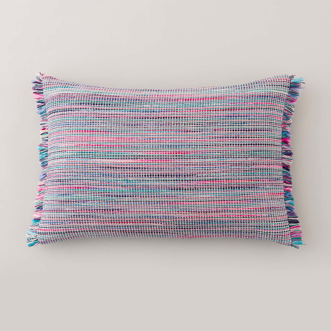 Ava Flat Weave Cotton Rectangle Cushion
