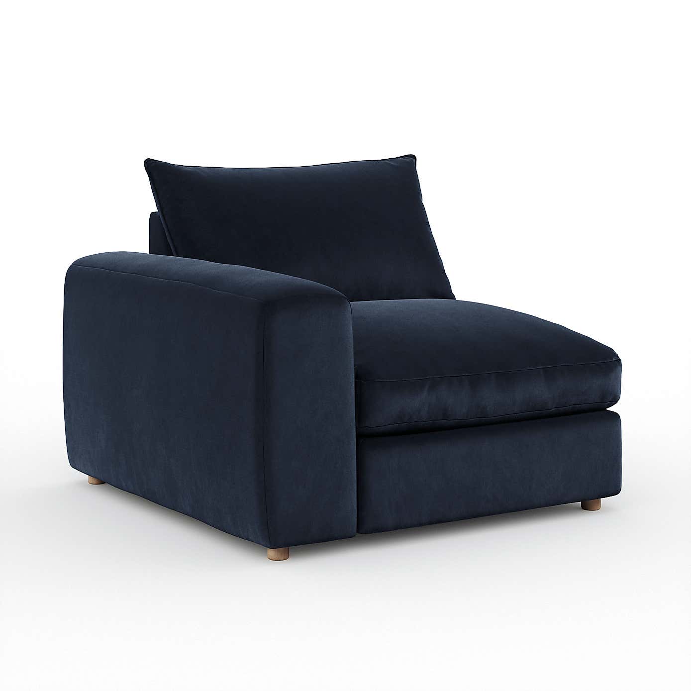 Full Circle Austin Cosy Velvet Modular Arm Corner Piece