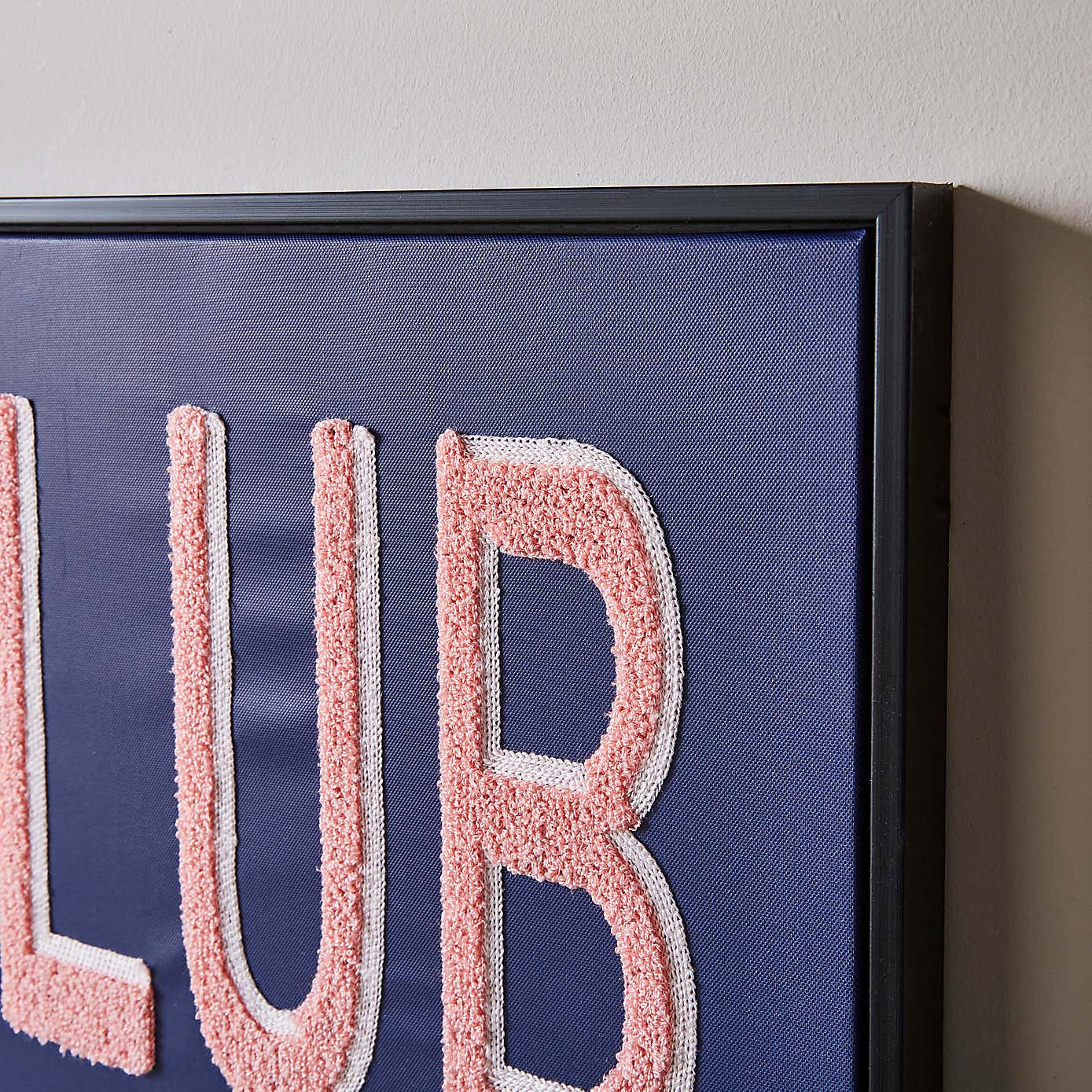 Self Love Club Embroidered Wall Art