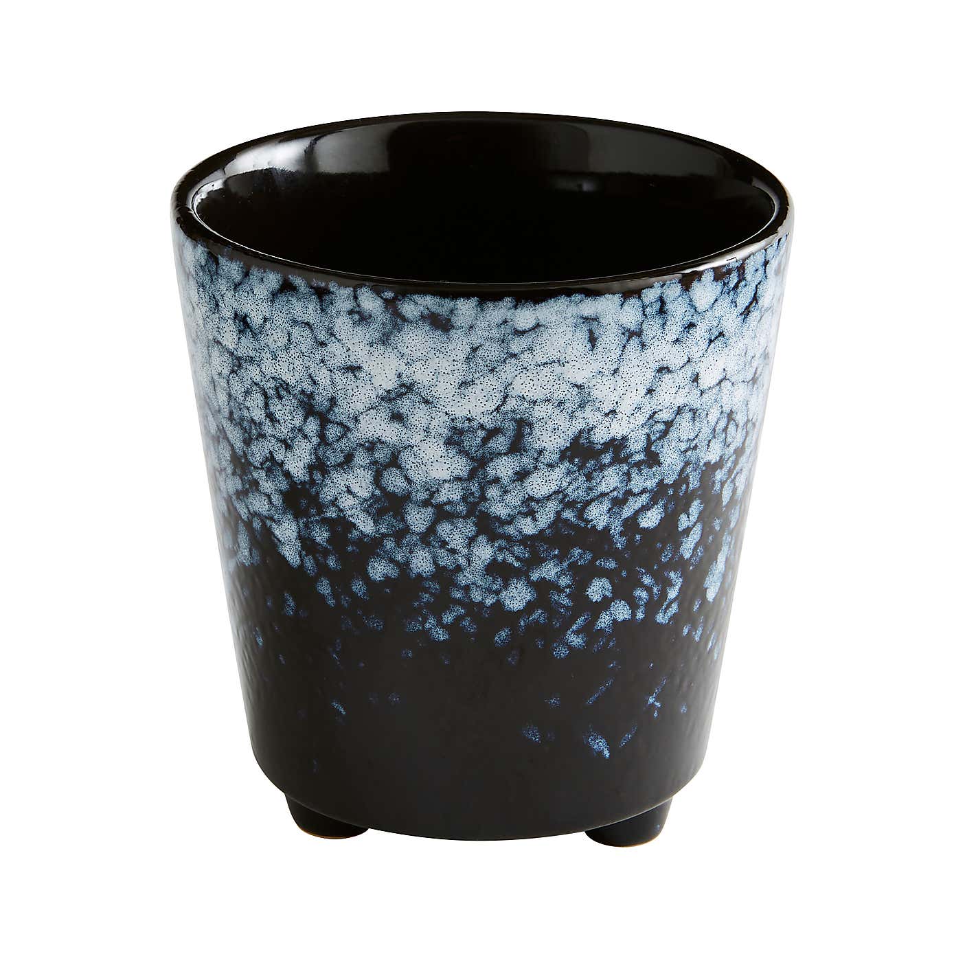 Spotty Reactive Glaze Plant Pot