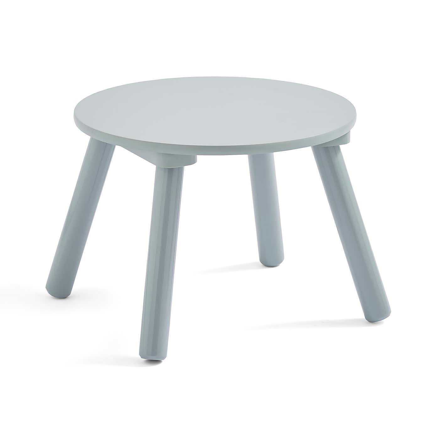 Small White Desk and Stool Set