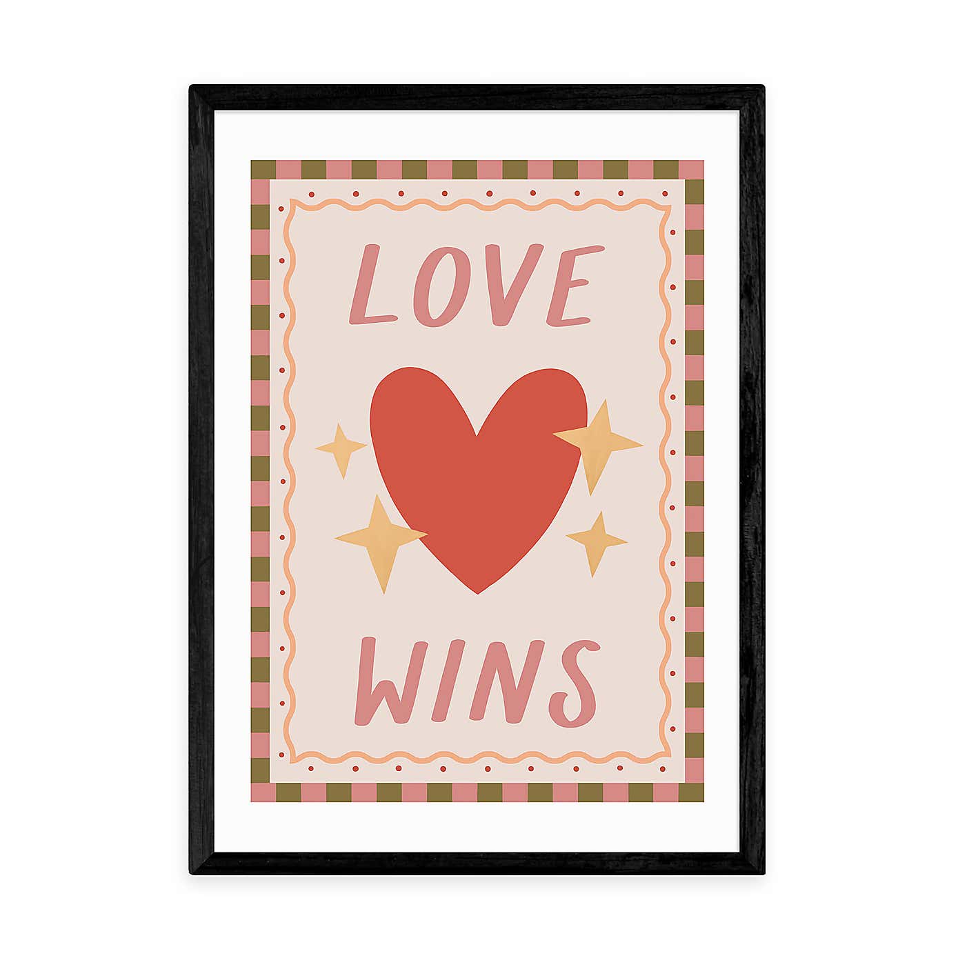 East End Prints Love Wins by Kid of the Village
