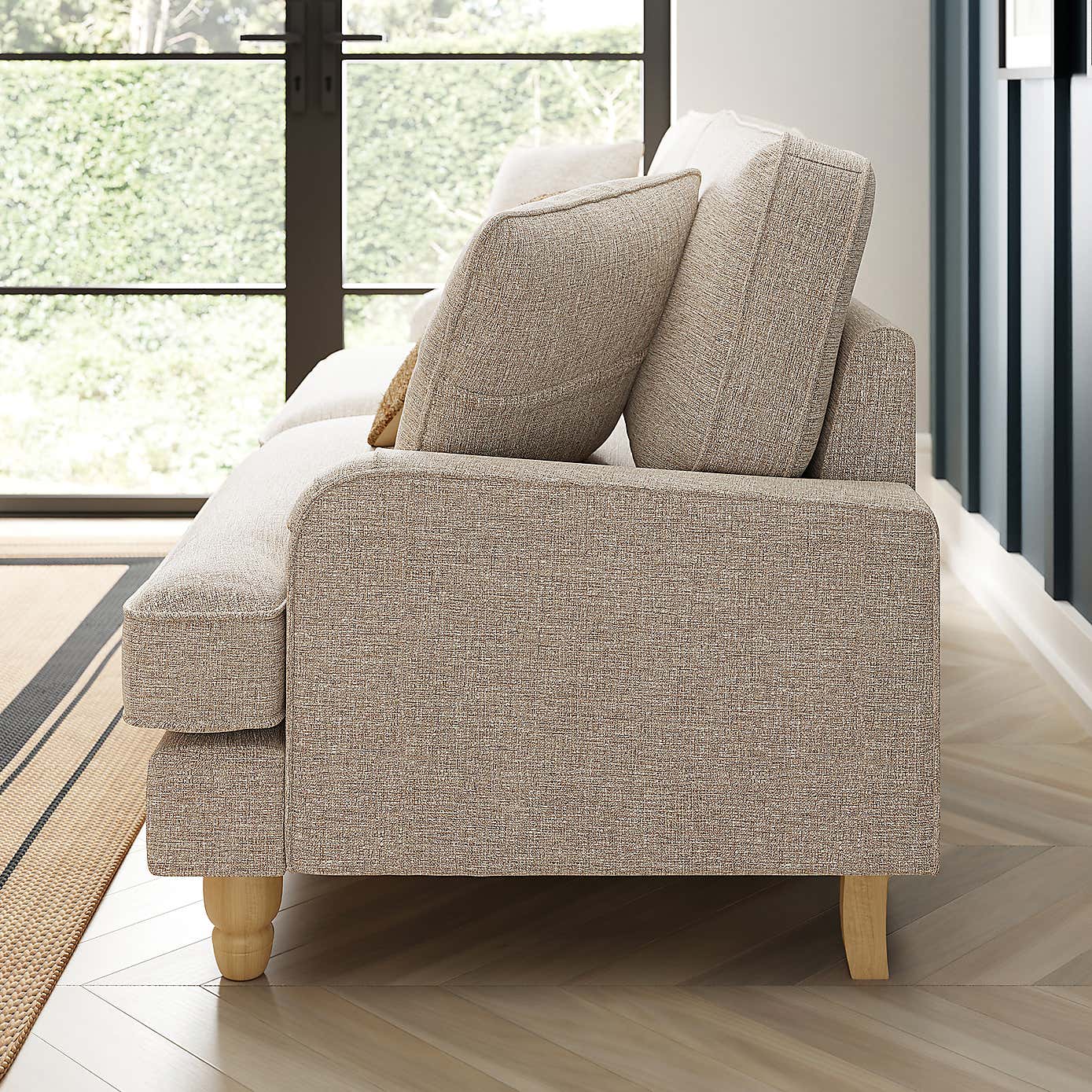 Tonal Textured Weave Fabric Sample