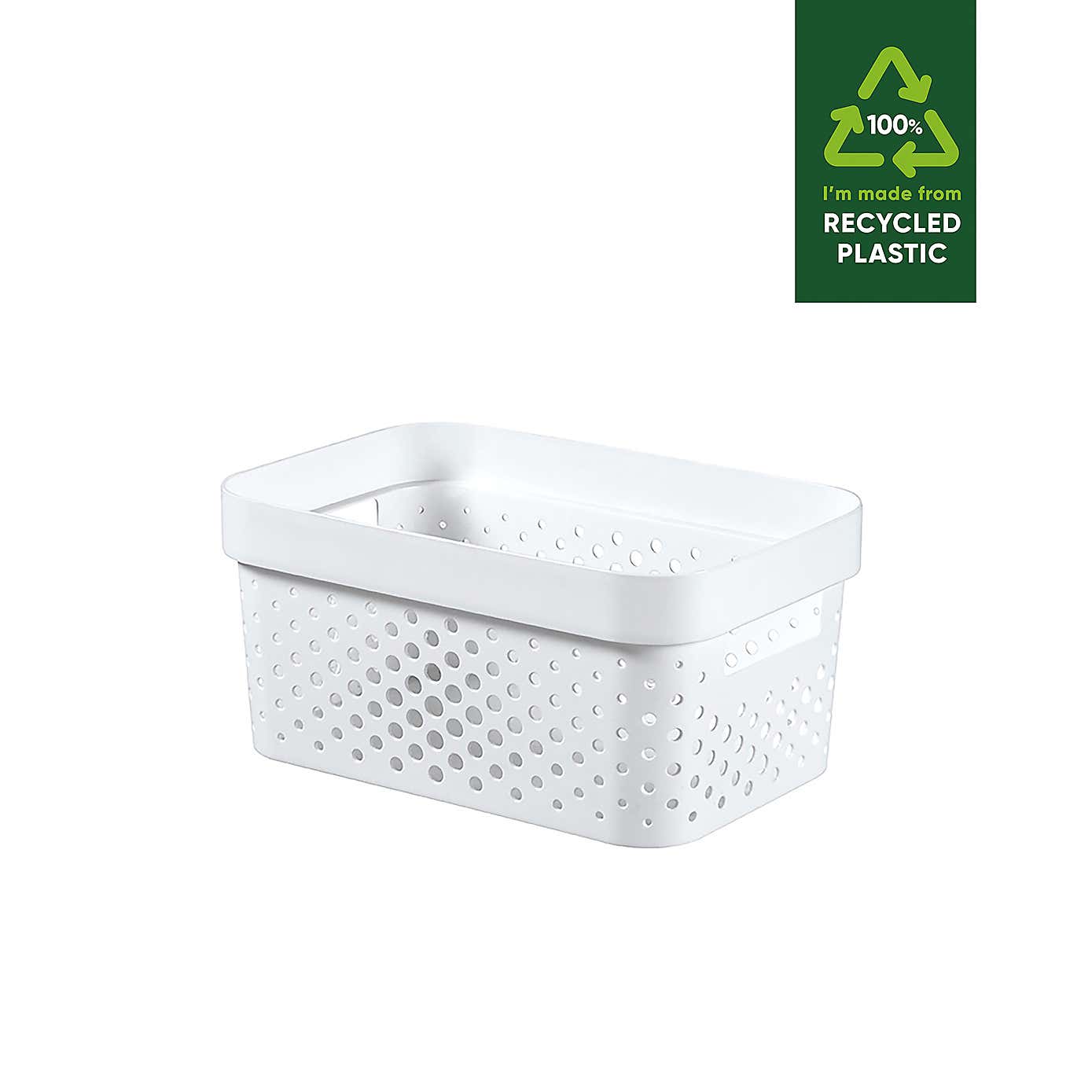 Curver Infinity 100% Recycled Plastic Storage Basket