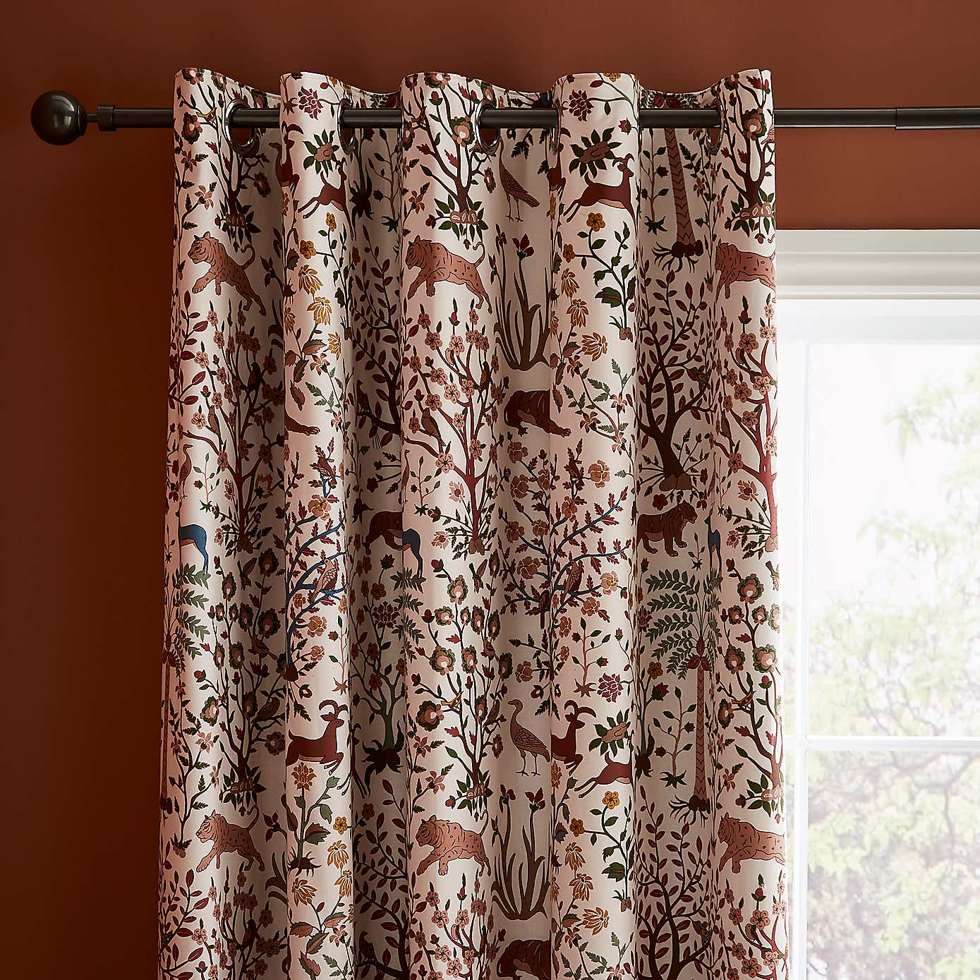 Forest Animals Blackout Eyelet Curtains