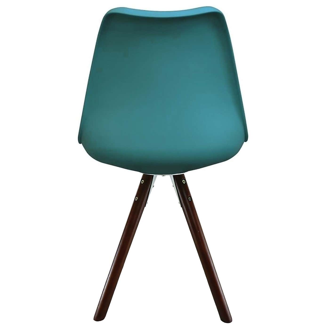 Fusion Living Soho Plastic Dining Chair with Pyramid Legs