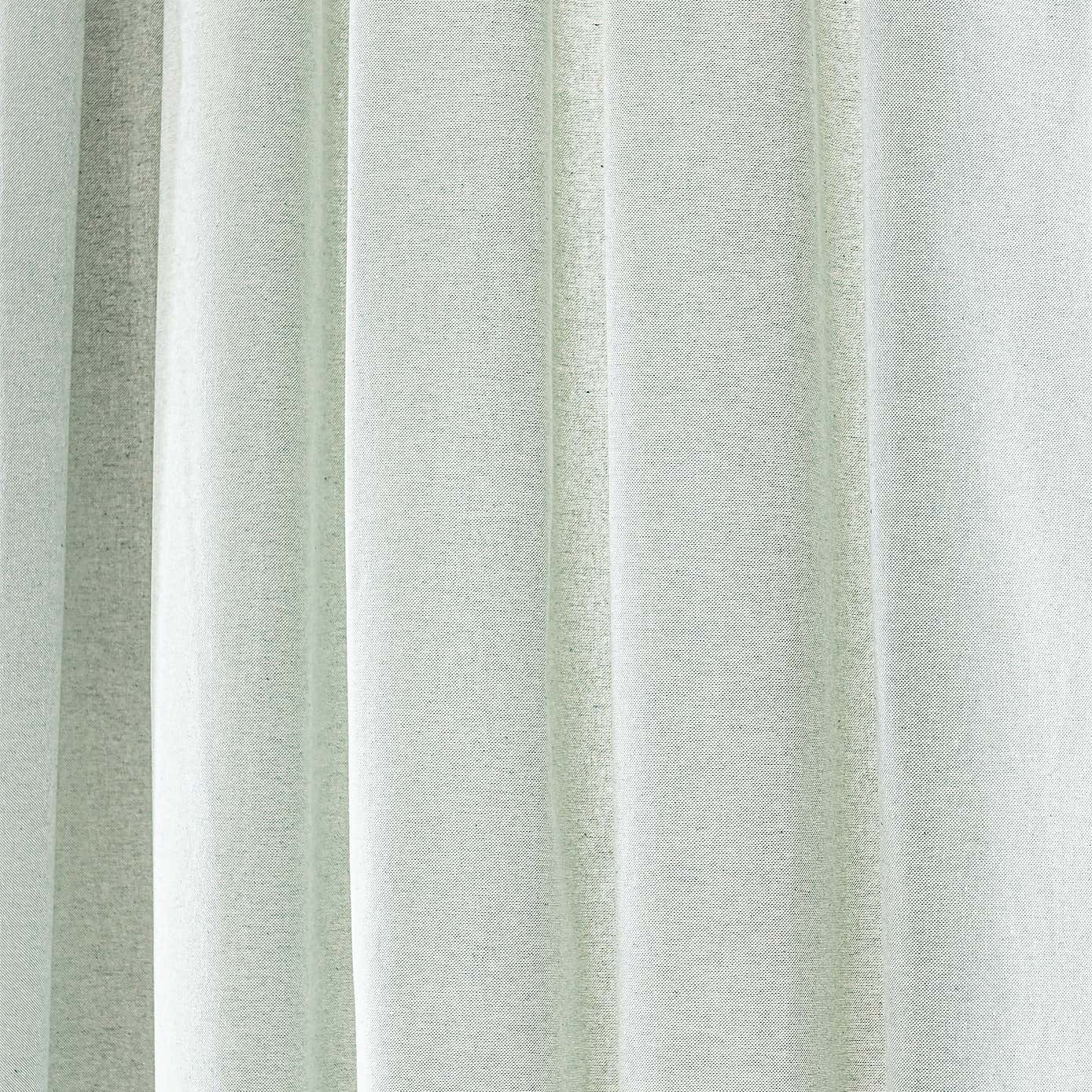 Linen Look Tab Top Pencil Pleat Curtains