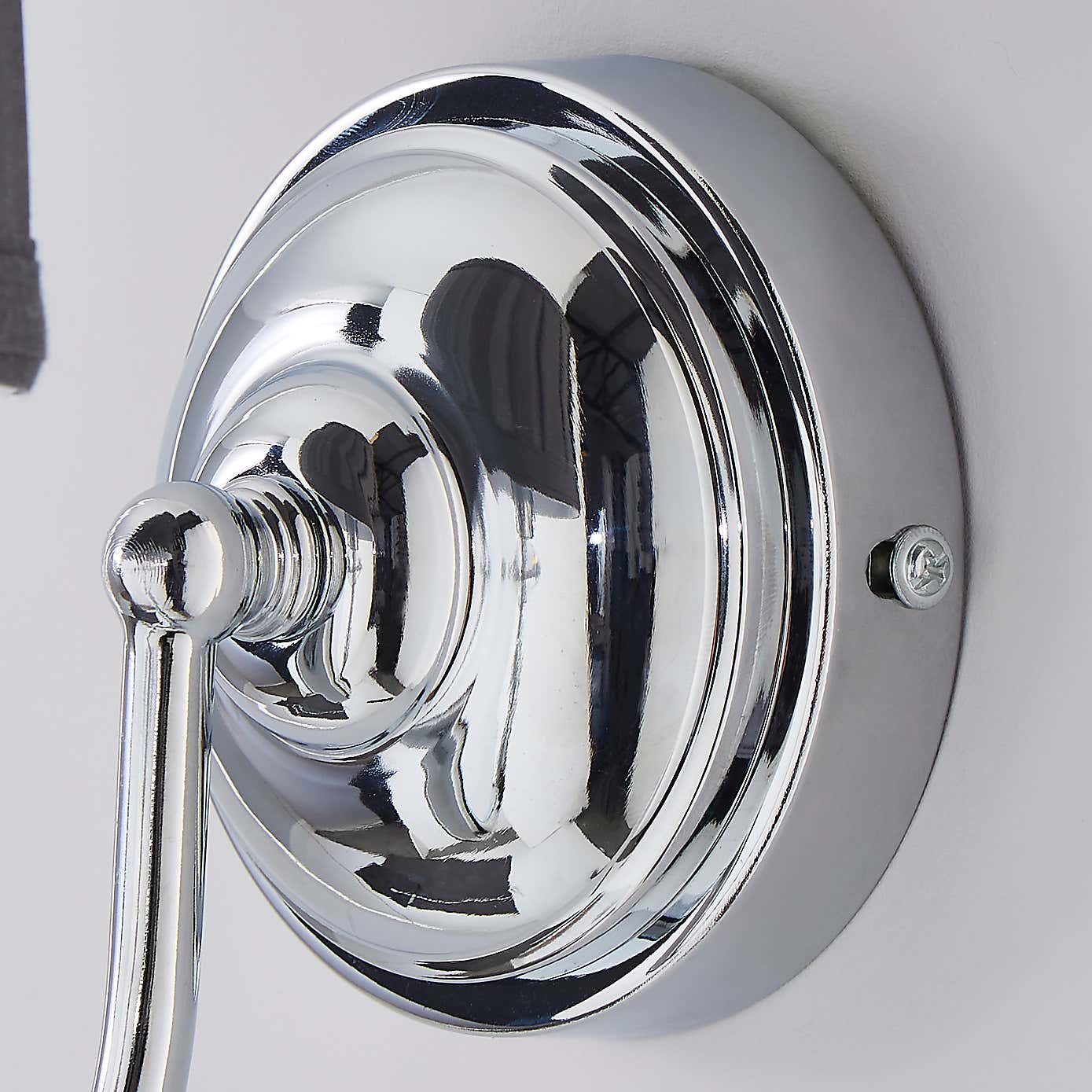 Dorma Genevieve Grey Wall Light