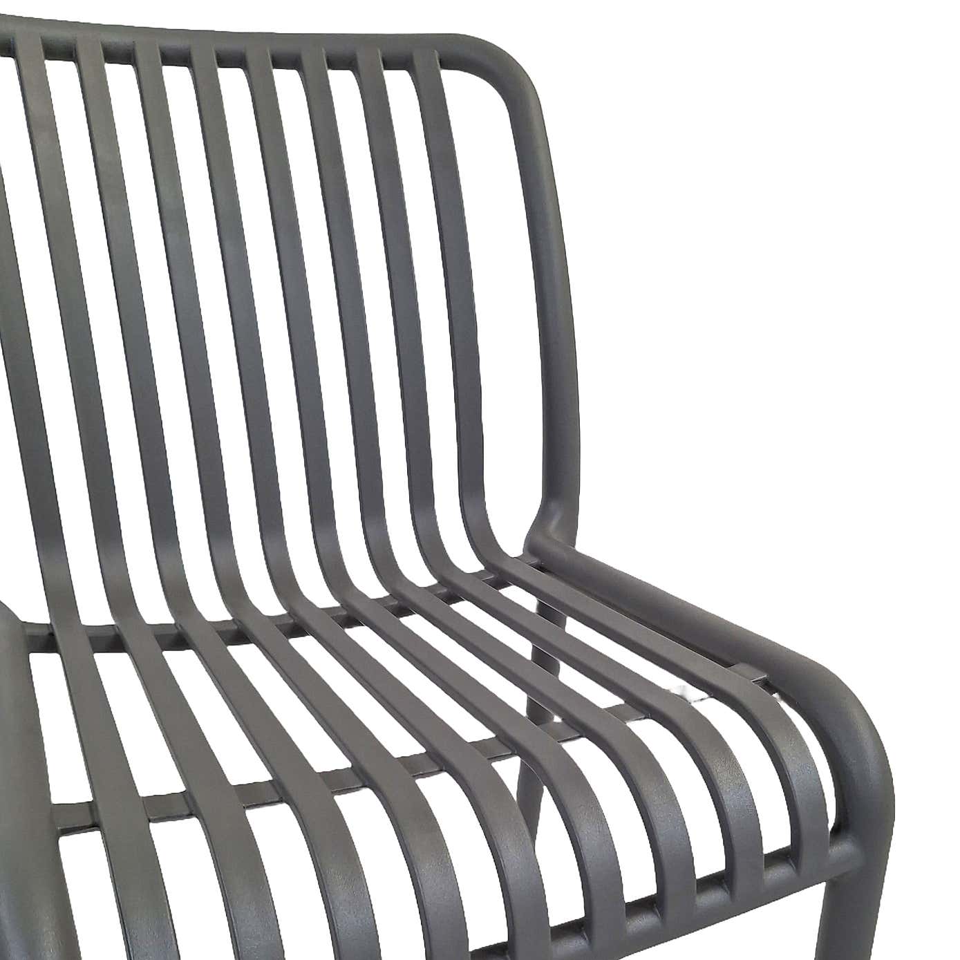 Modura Albin Square Table with 4 Mia Bistro Chairs