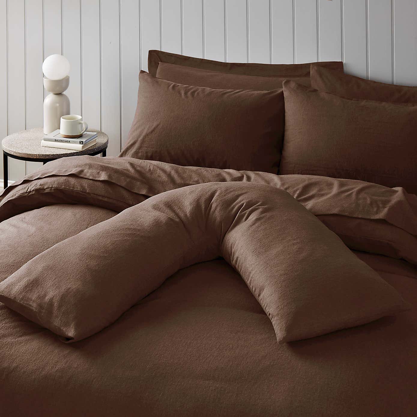 Soft & Cosy Brushed Cotton V-Shape Pillowcase