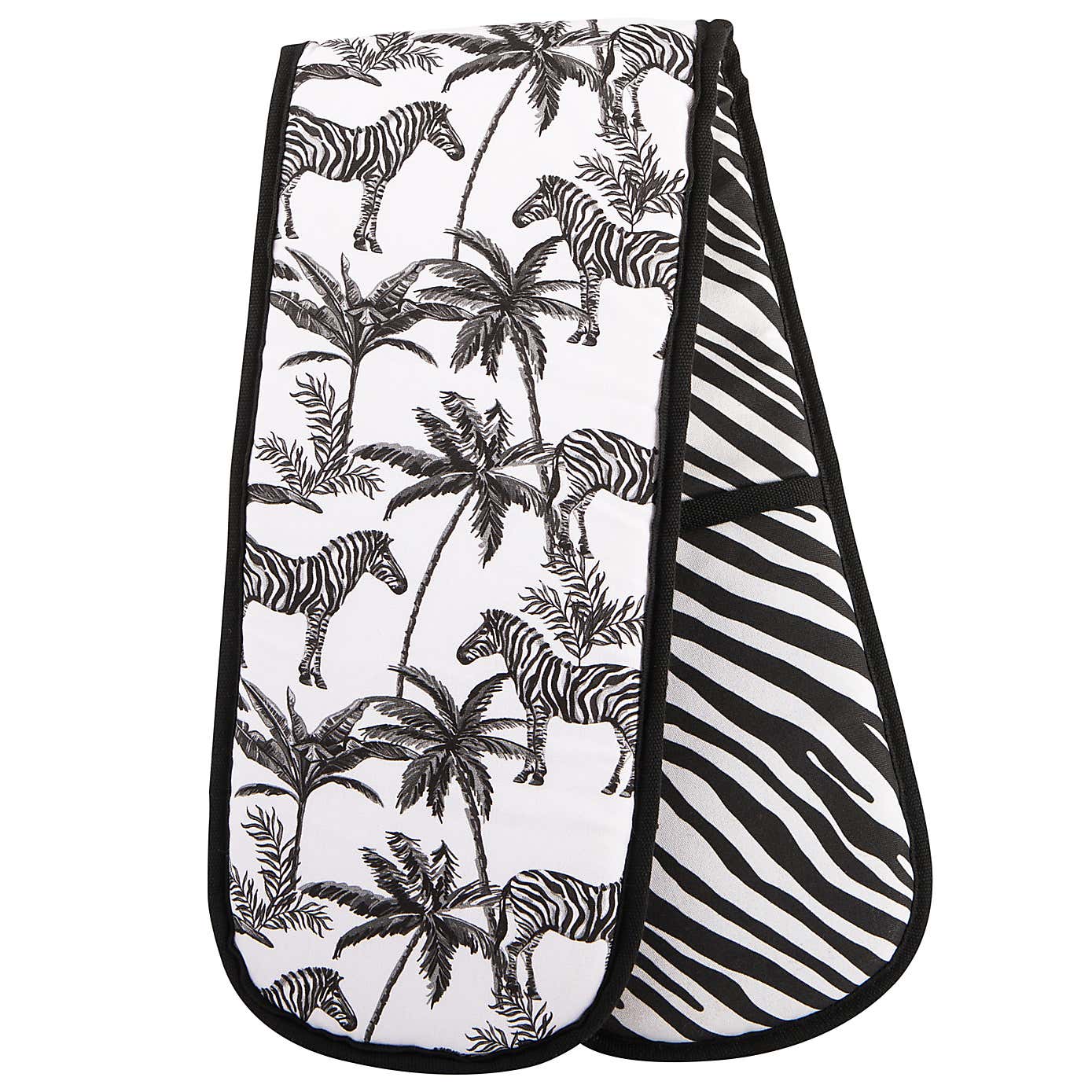Madagascar Zebra Double Oven Gloves