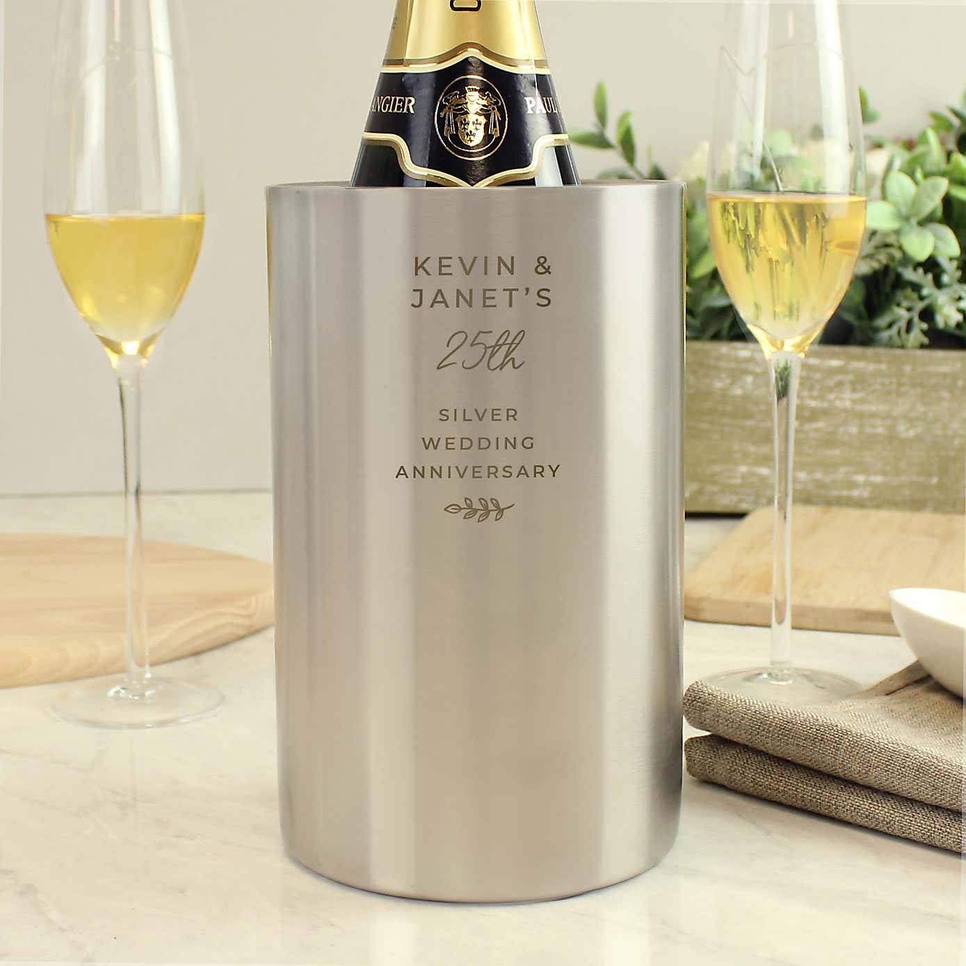 Personalised Classic Wine Cooler