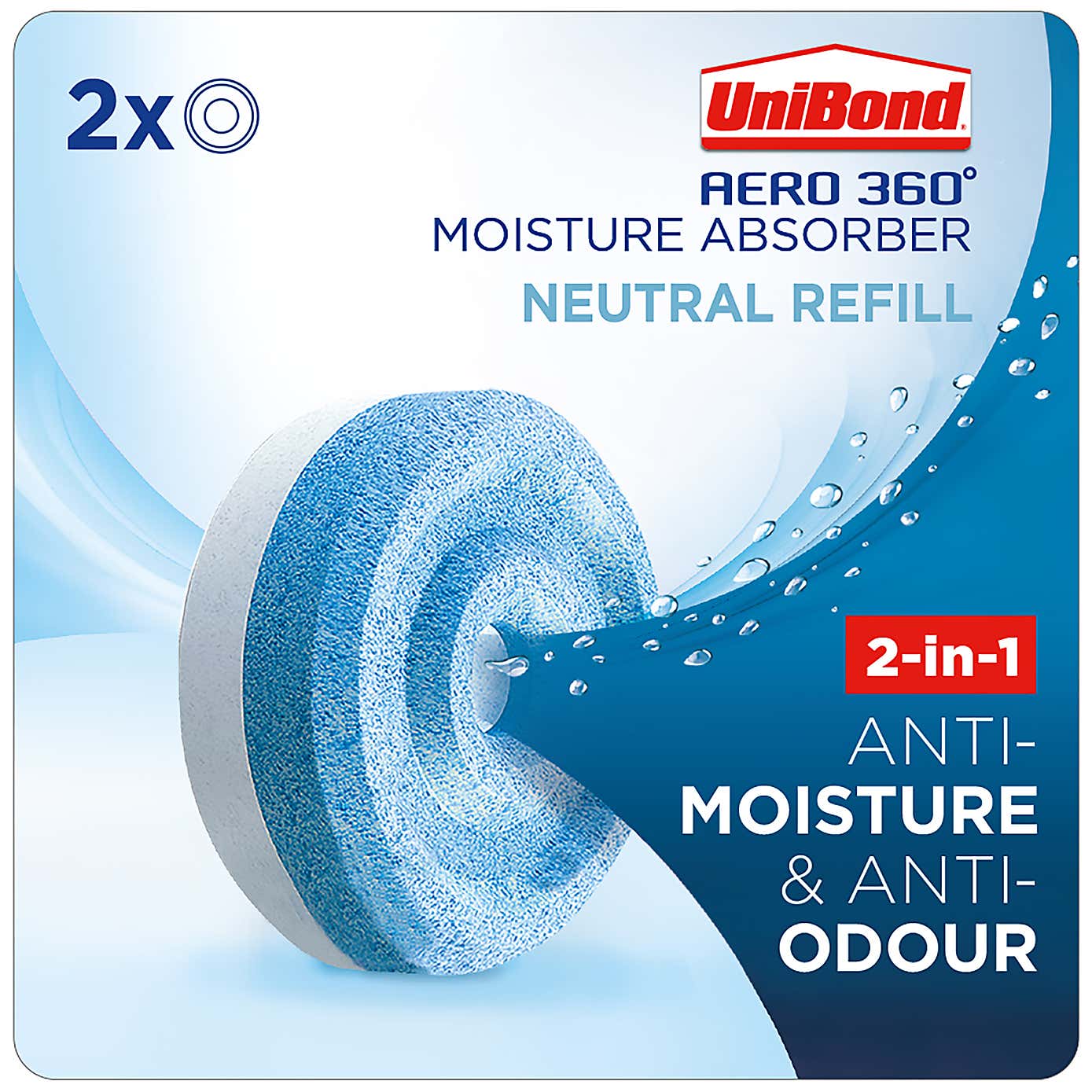 UniBond Aero 360 Neutral Refills x2