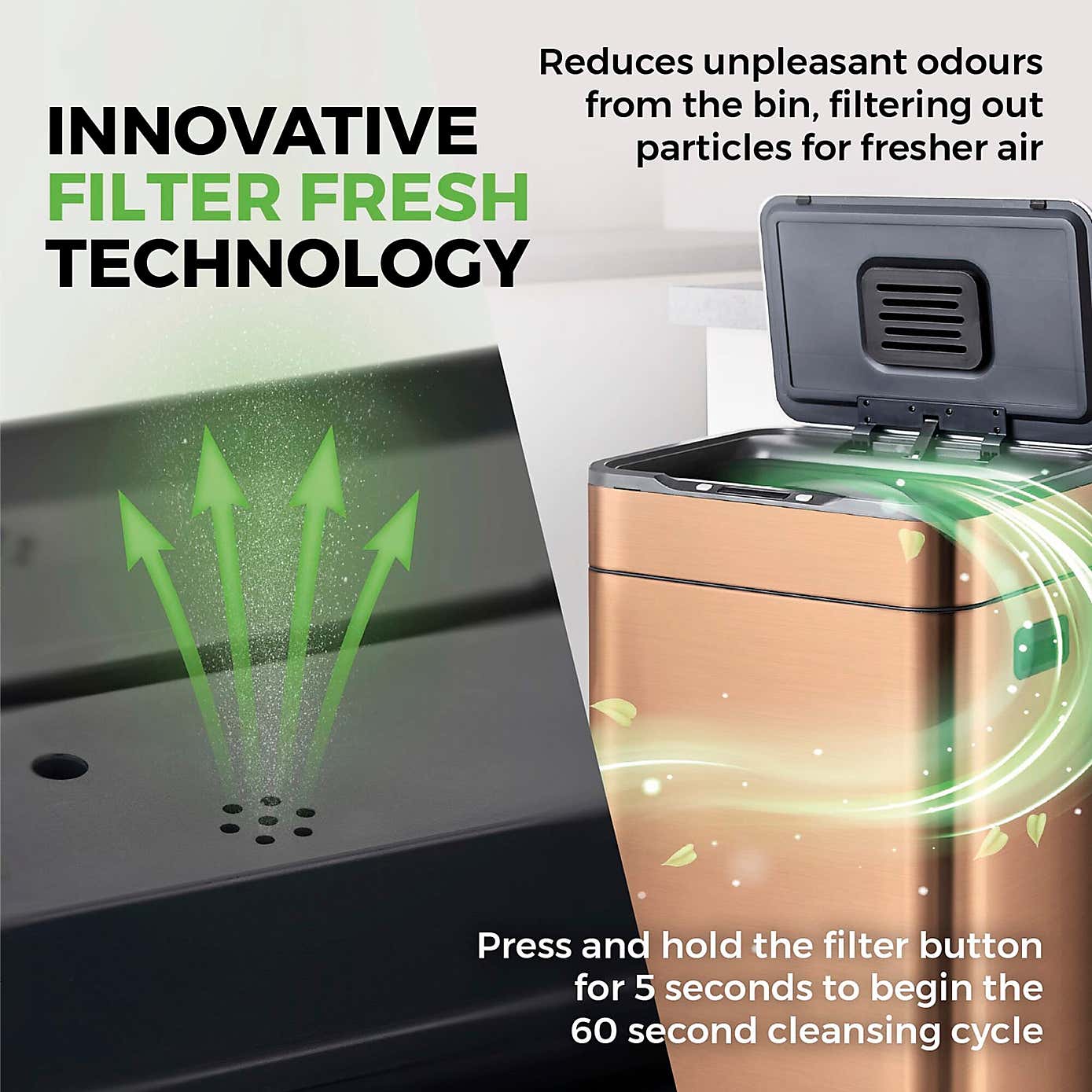 Tower 65L Ozone Sensor Bin