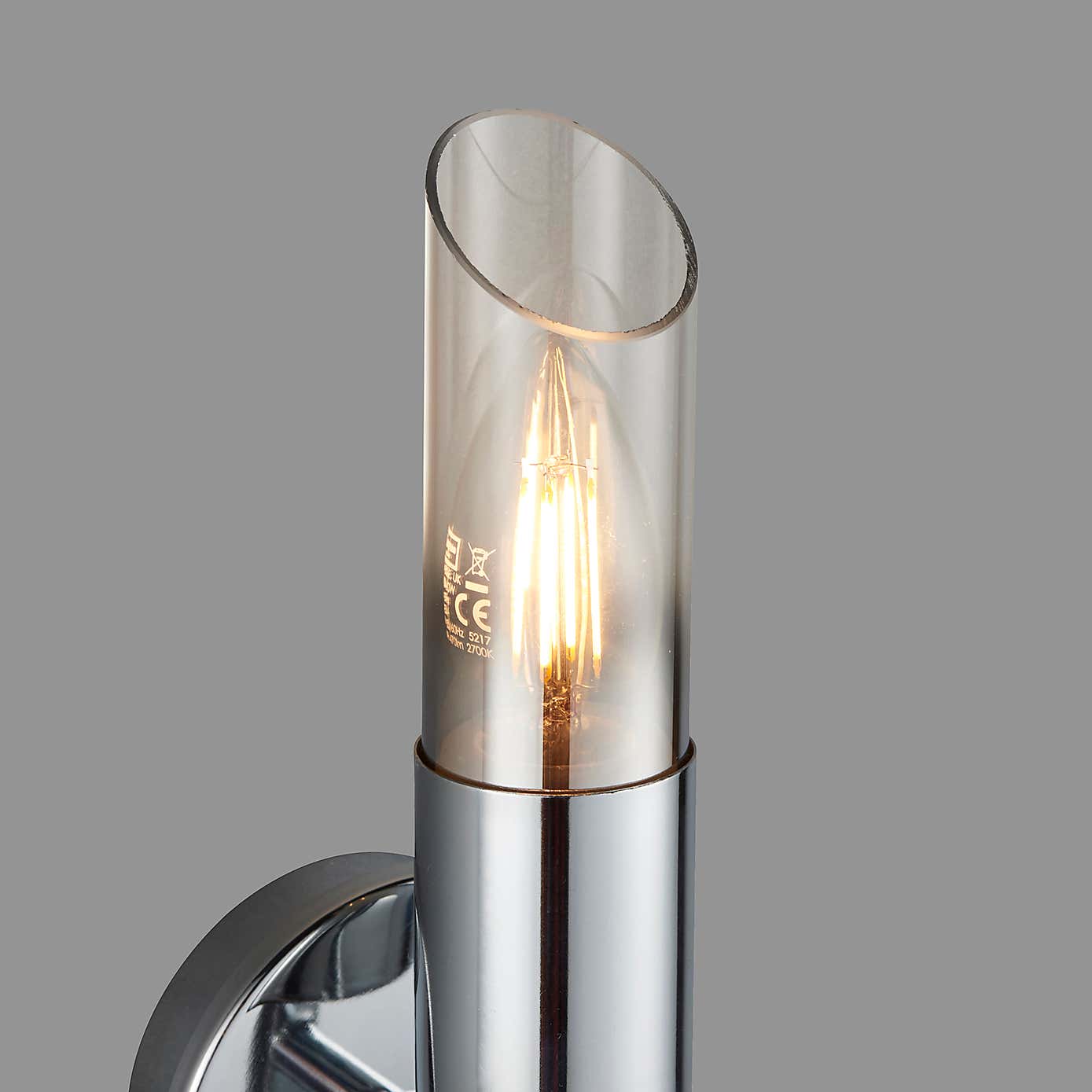 Corvus Chrome Wall Light