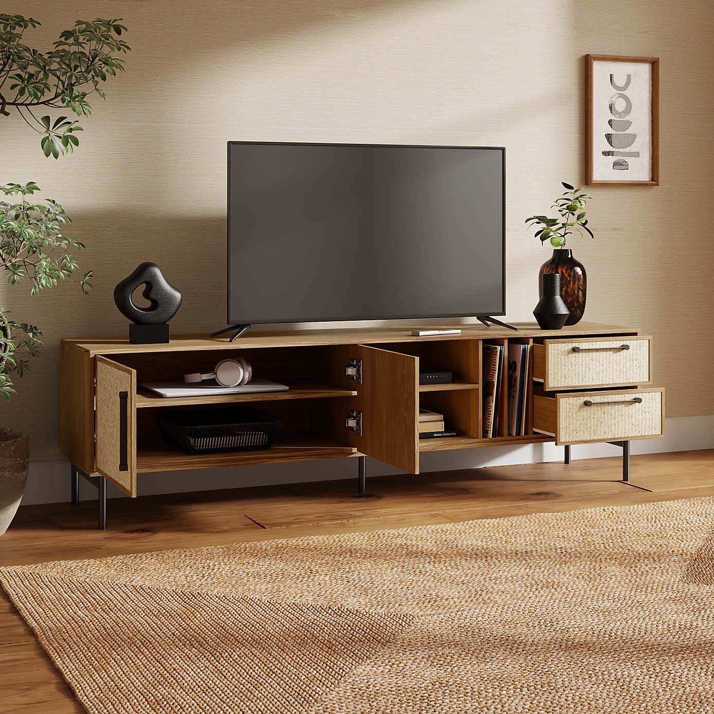 Hendrick Extra Wide TV Unit for TVs up to 75"