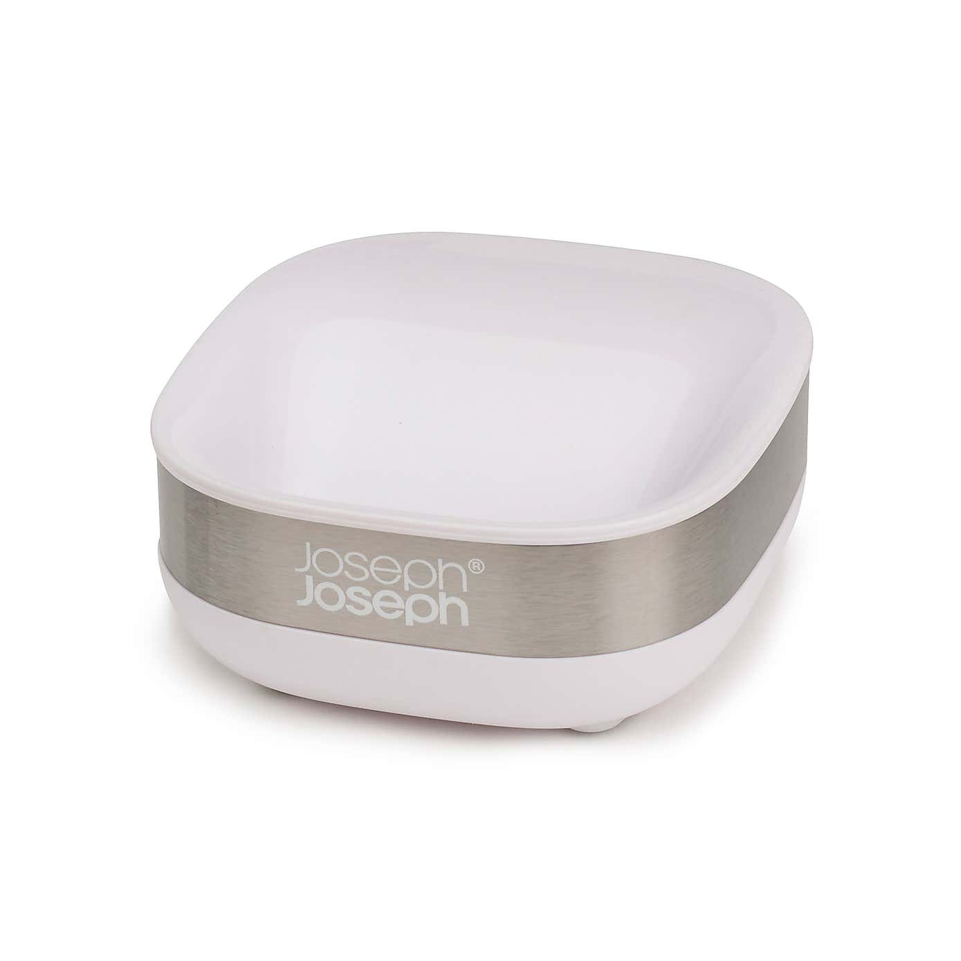 Slim Steel Soap Dish White