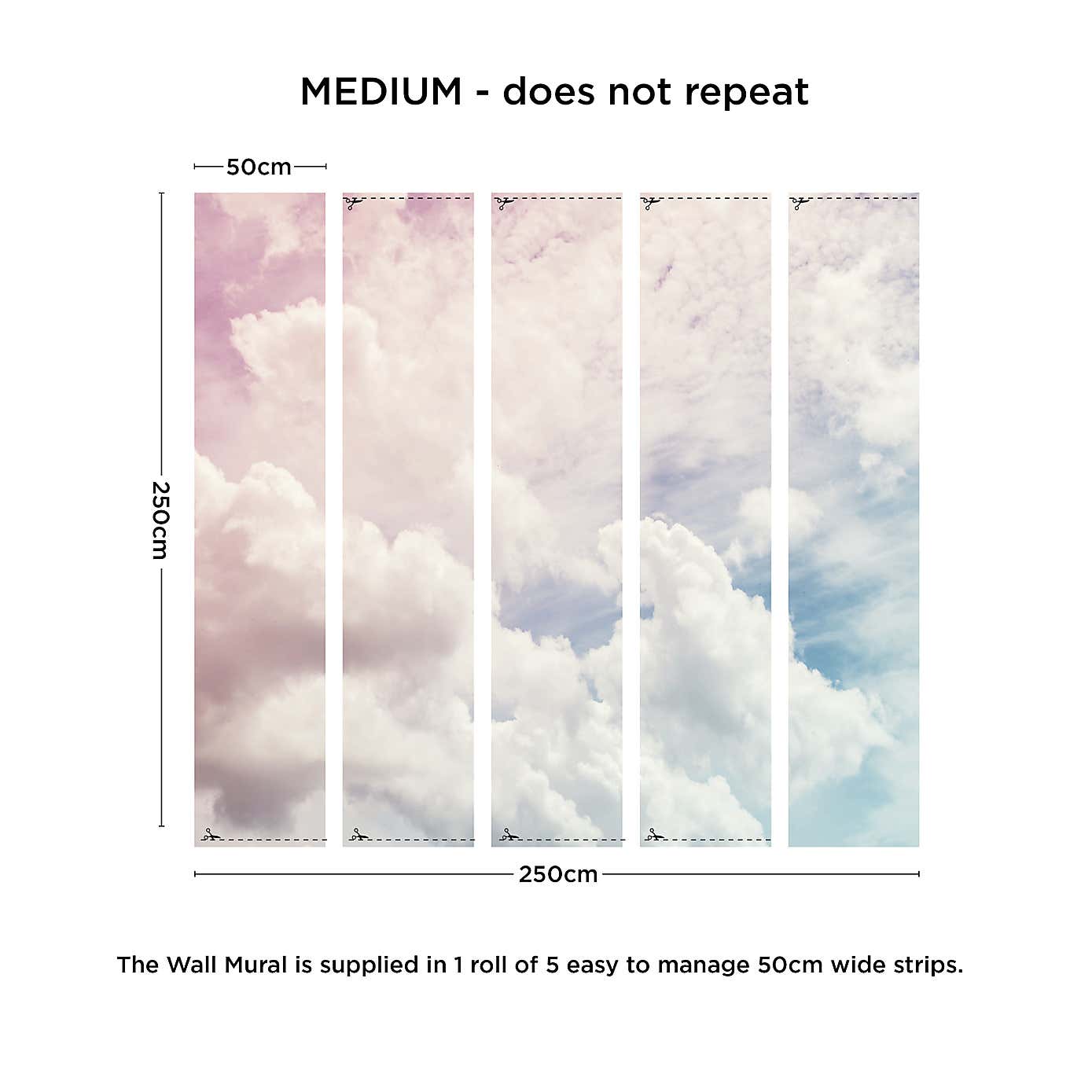 Dreamscape Clouds Wall Mural