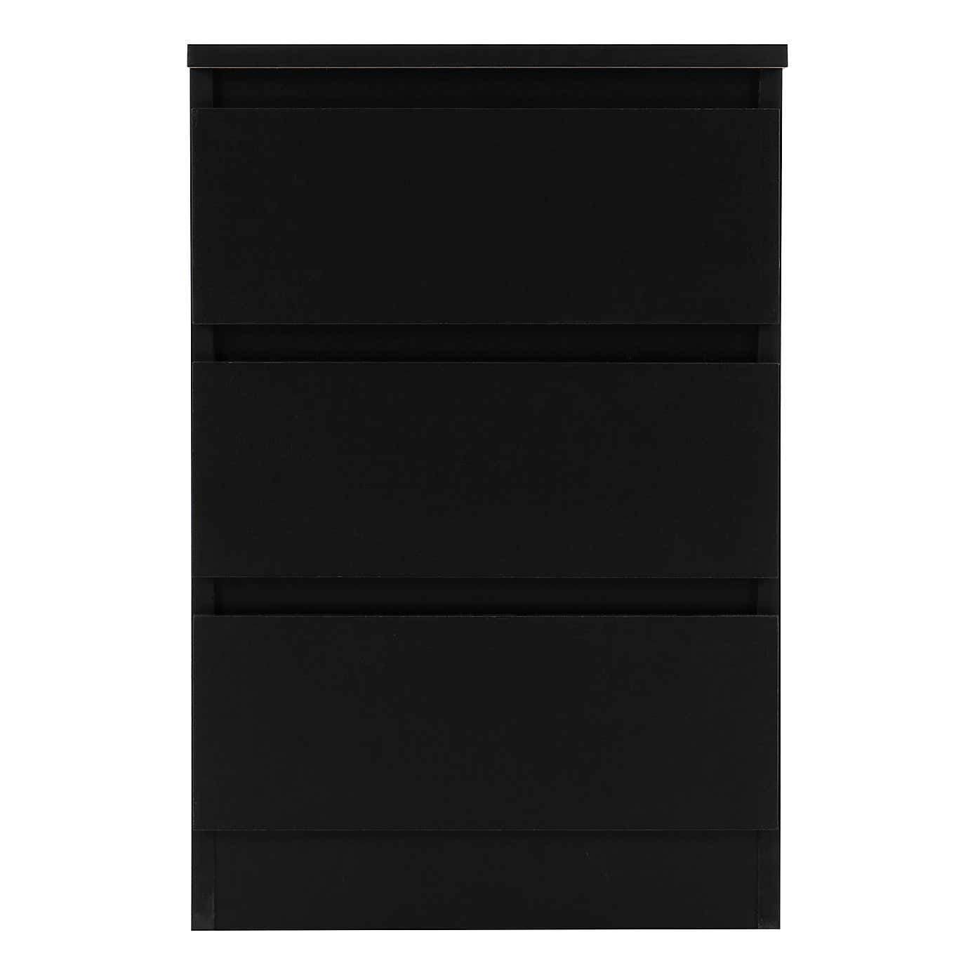 Set of 2 Malvern 3 Drawer Bedside Tables