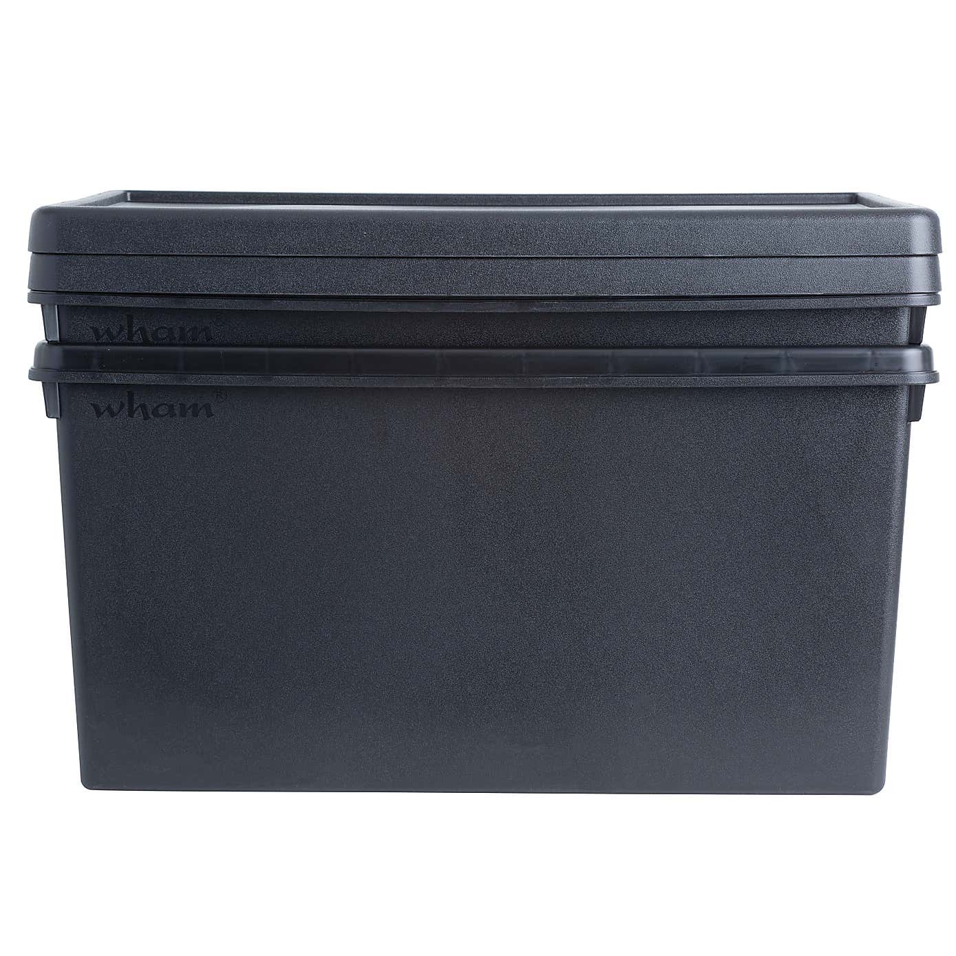 Wham Bam Set of 2 Stackable Boxes & Lids