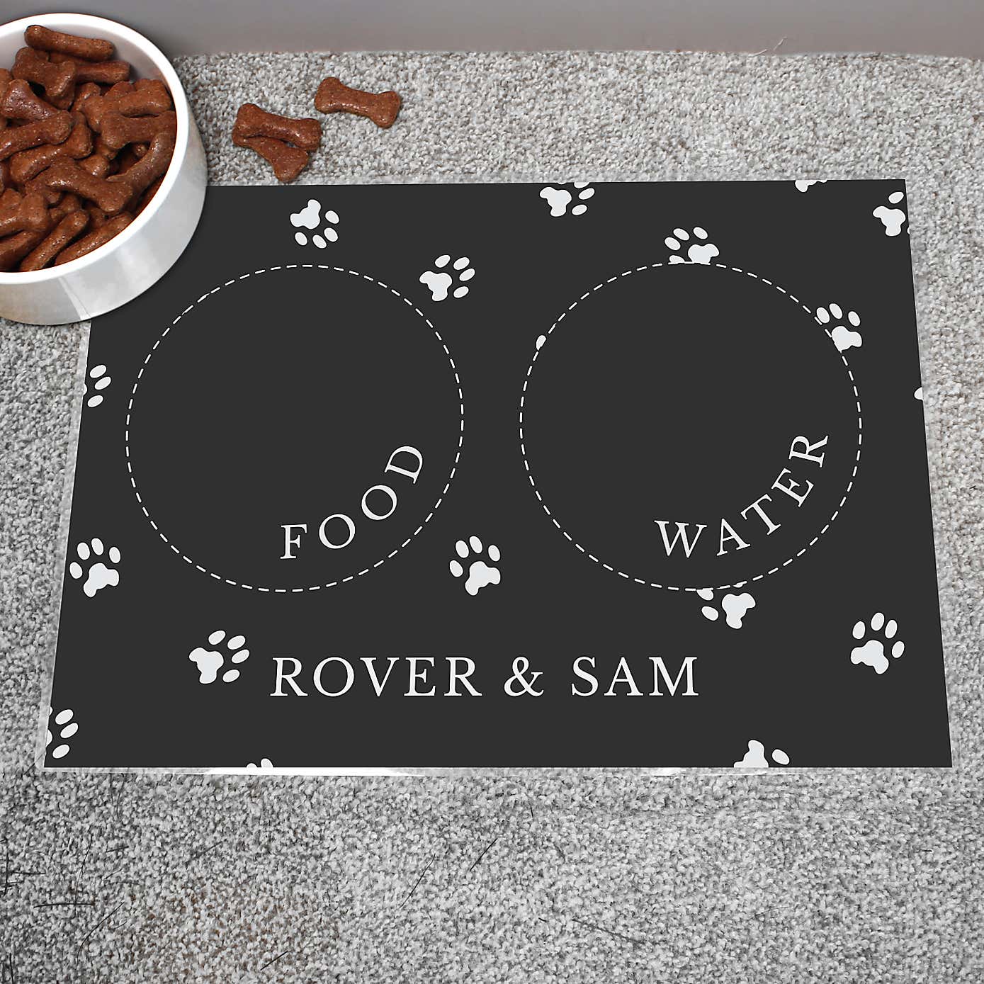 Personalised Pet Bowl Mat