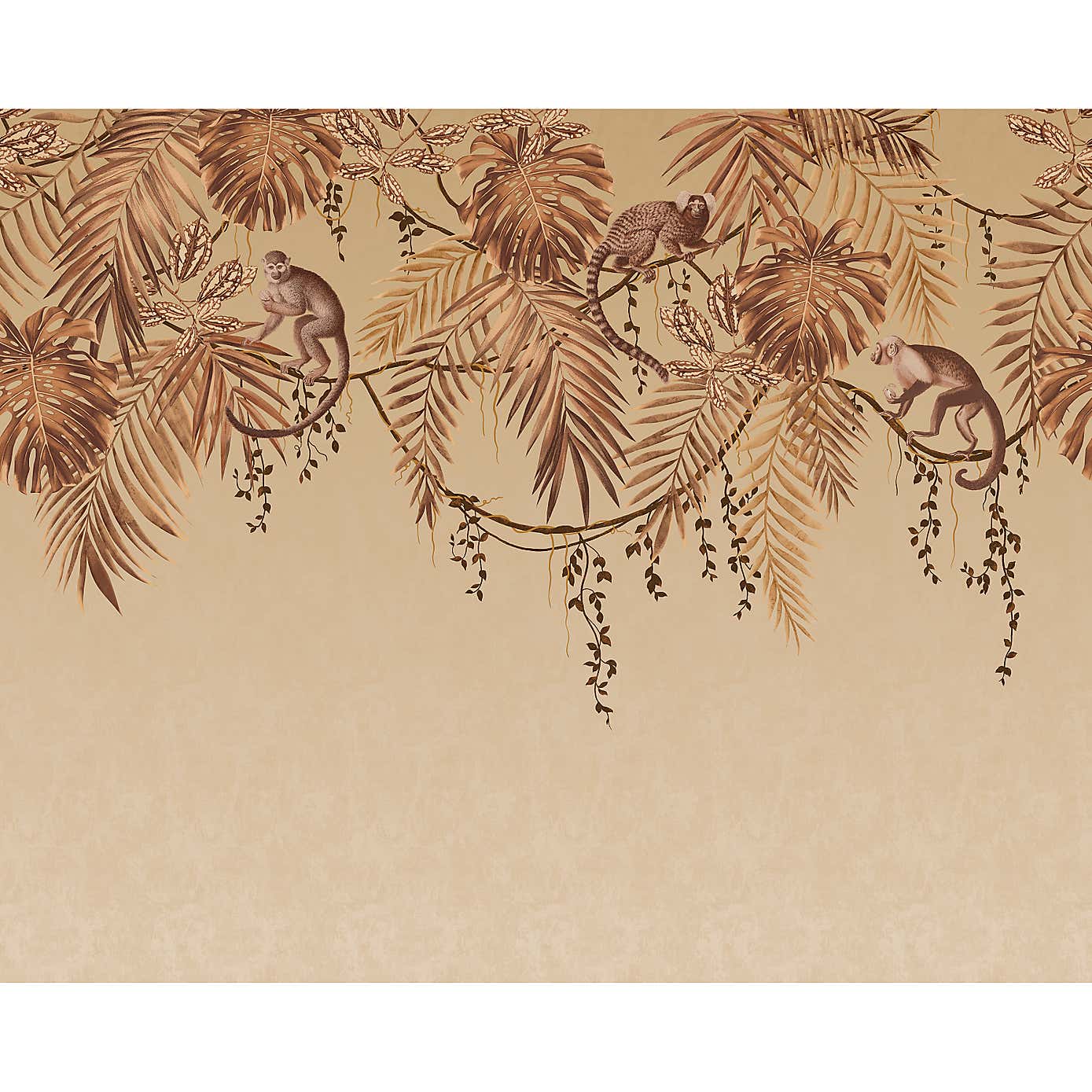 Monkey Vines Wall Mural