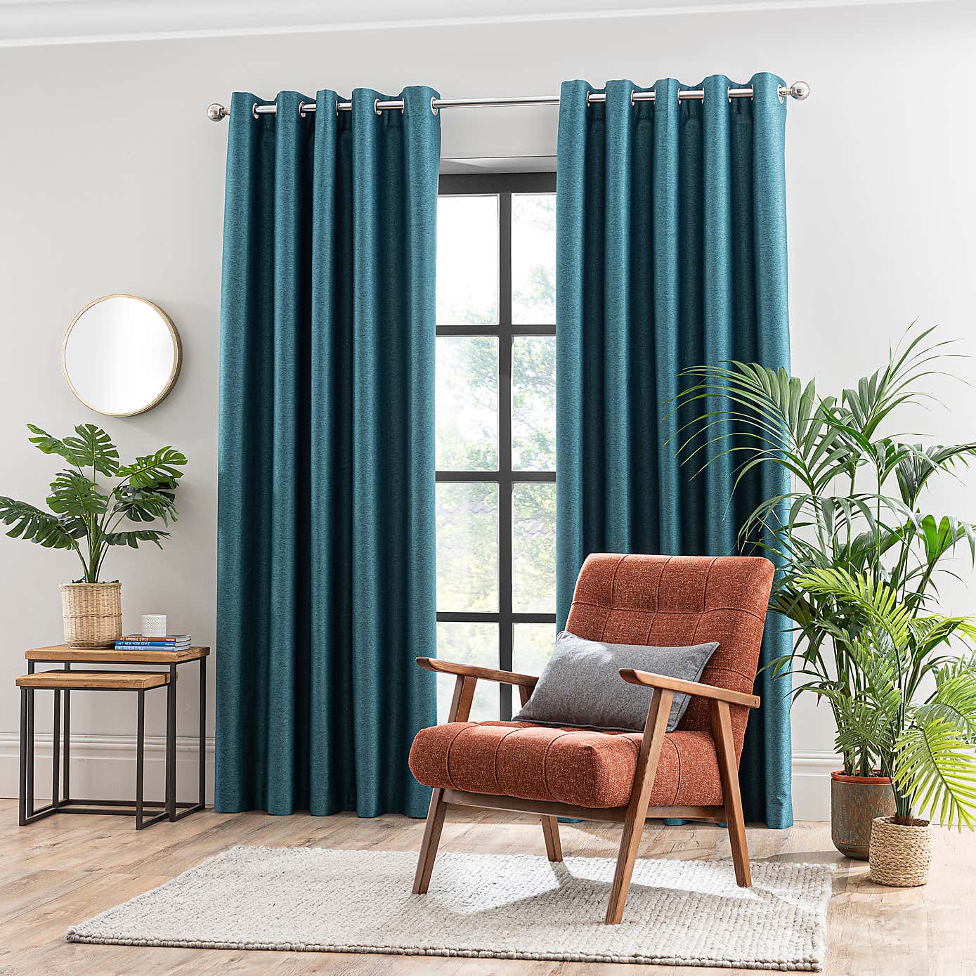 Metropolitan Blackout Eyelet Curtains