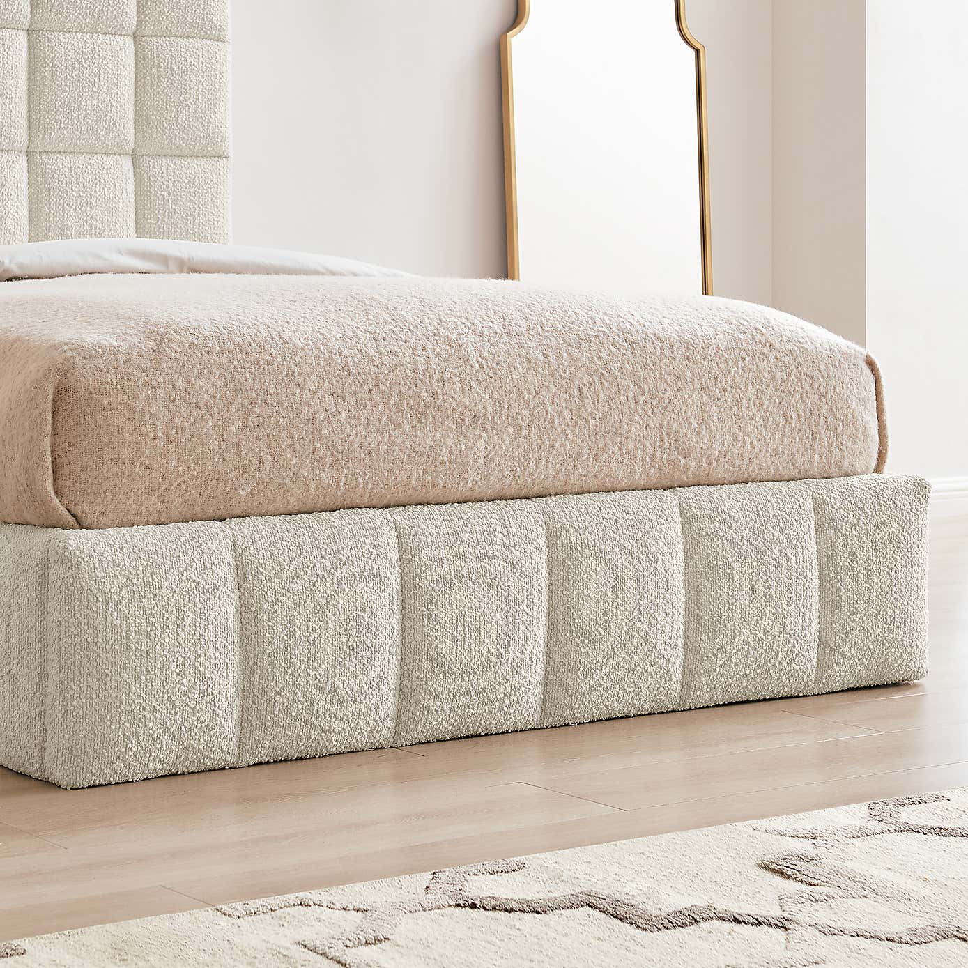 Limelight Starla Ottoman Bed Frame, Boucle