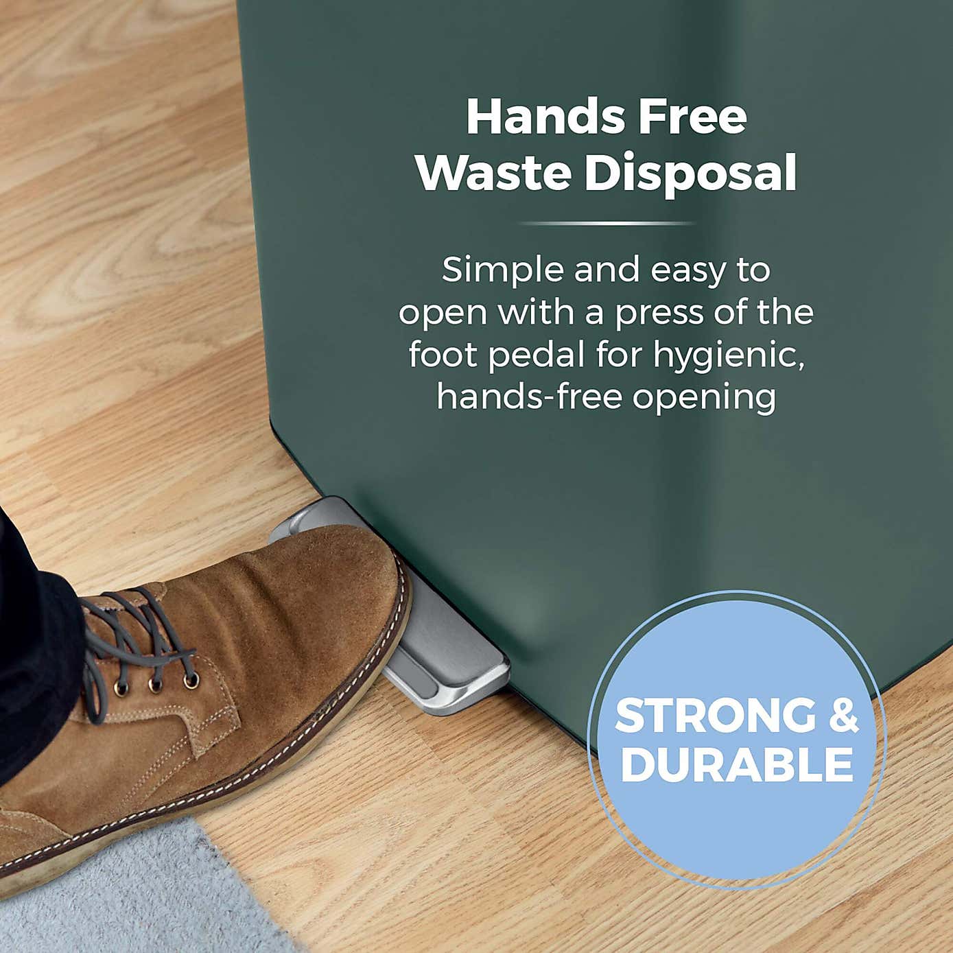 Tower 40L Rectangular Pedal Bin