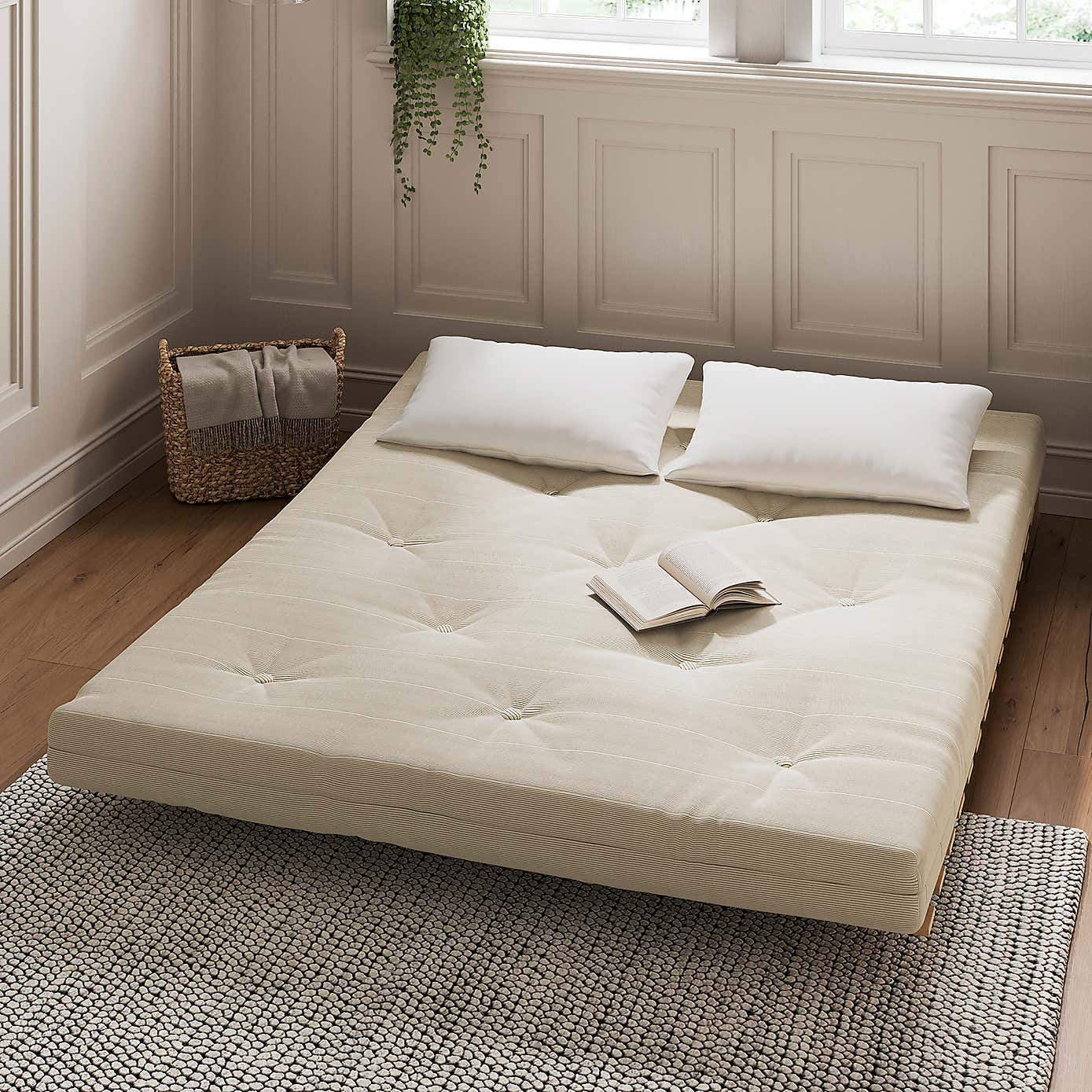 Mito Ribbed Double Futon