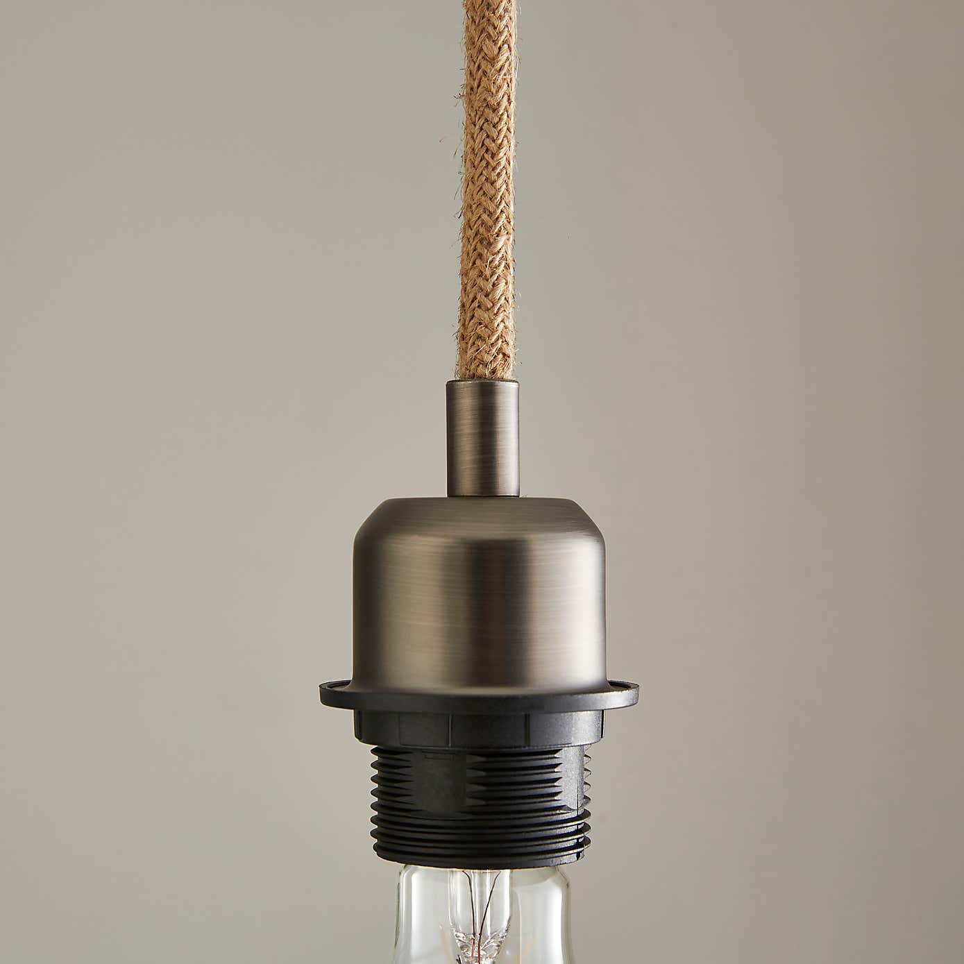 Fentress Jute Pendant Flex Ceiling Light