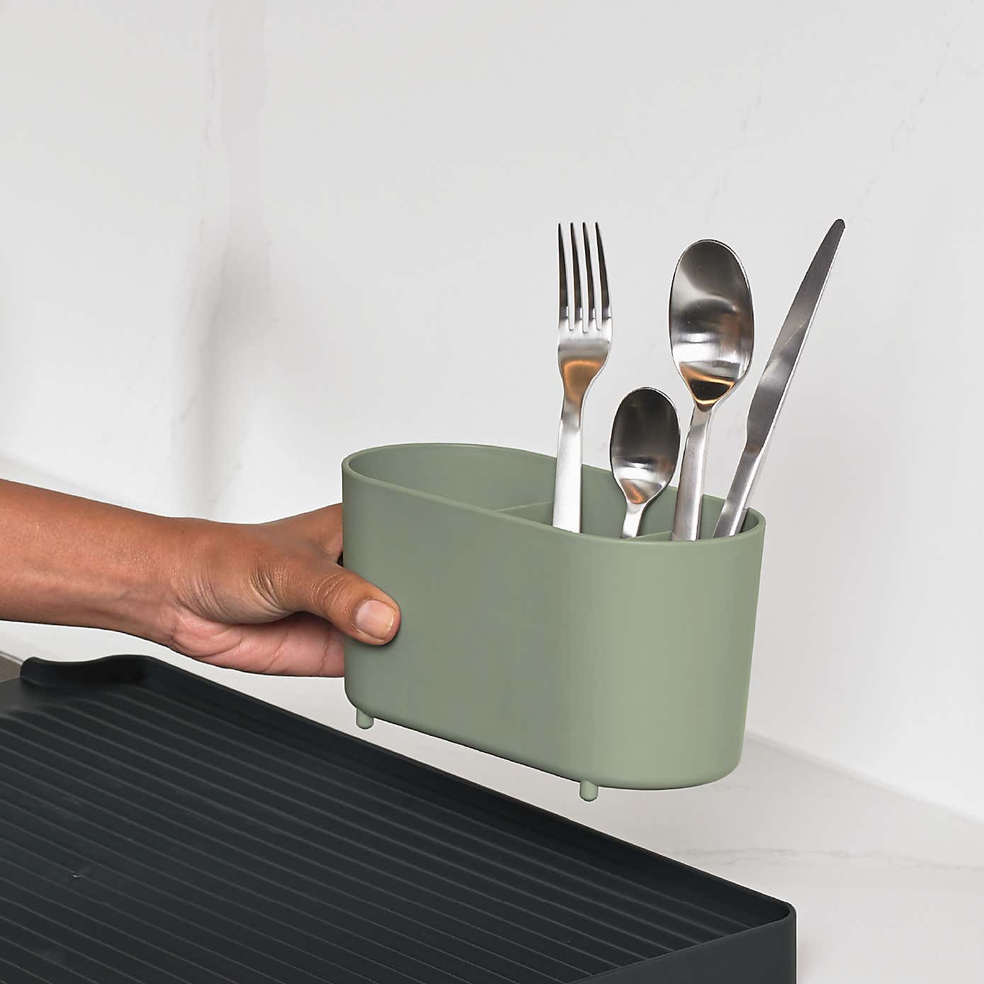 Reborn Recycled Large Draining Rack Sage Green