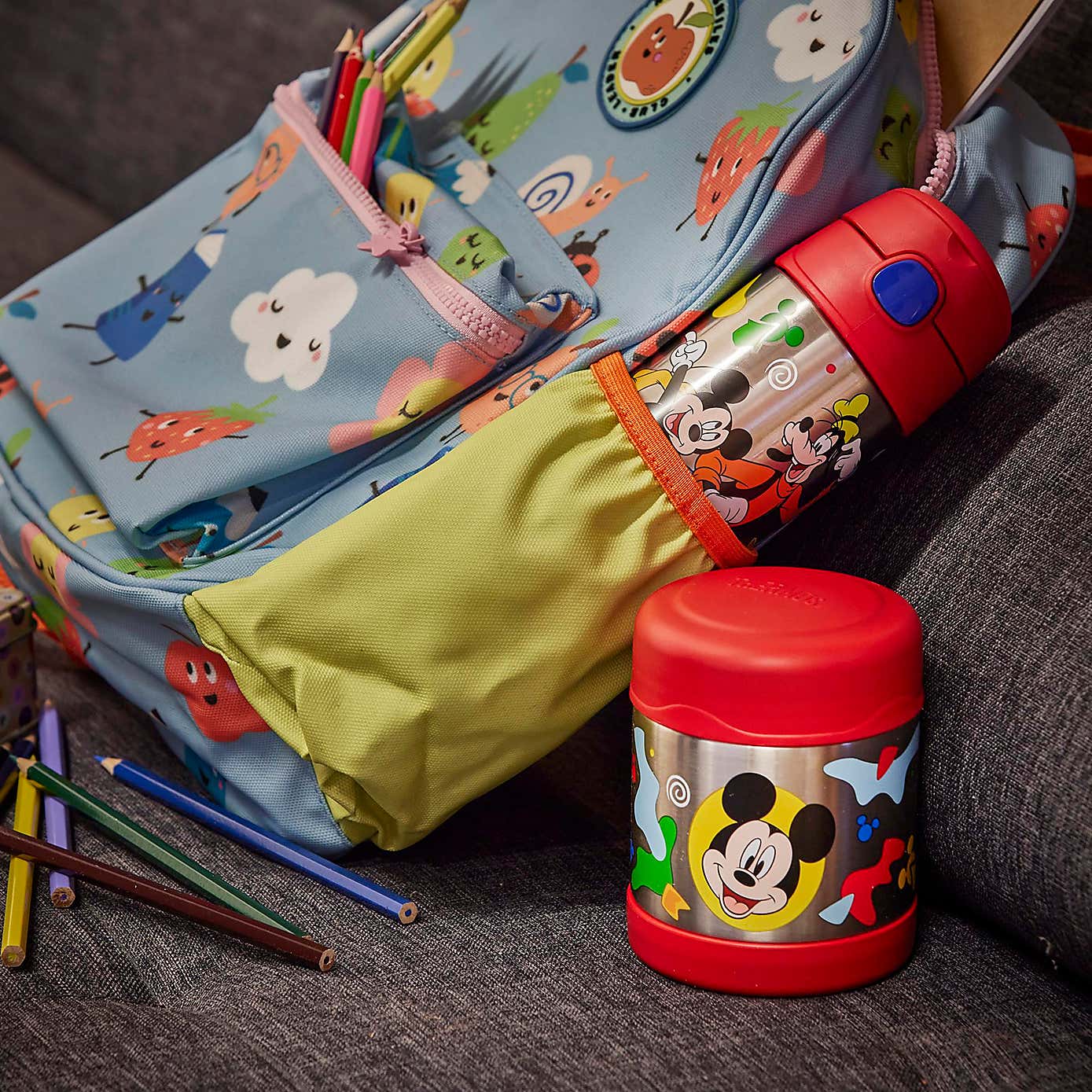 Thermos Funtainer Disney Mickey Mouse Water Bottle, 355ml