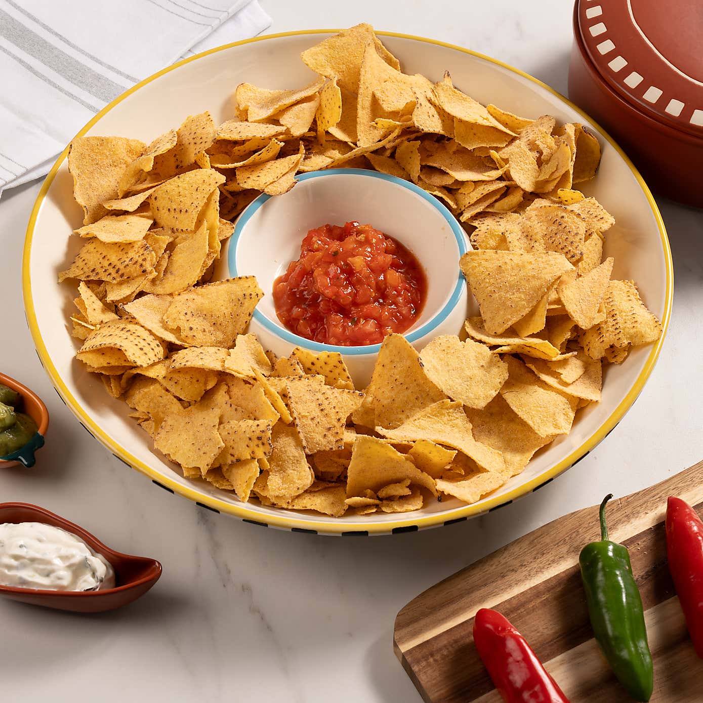Chip and Dip Platter