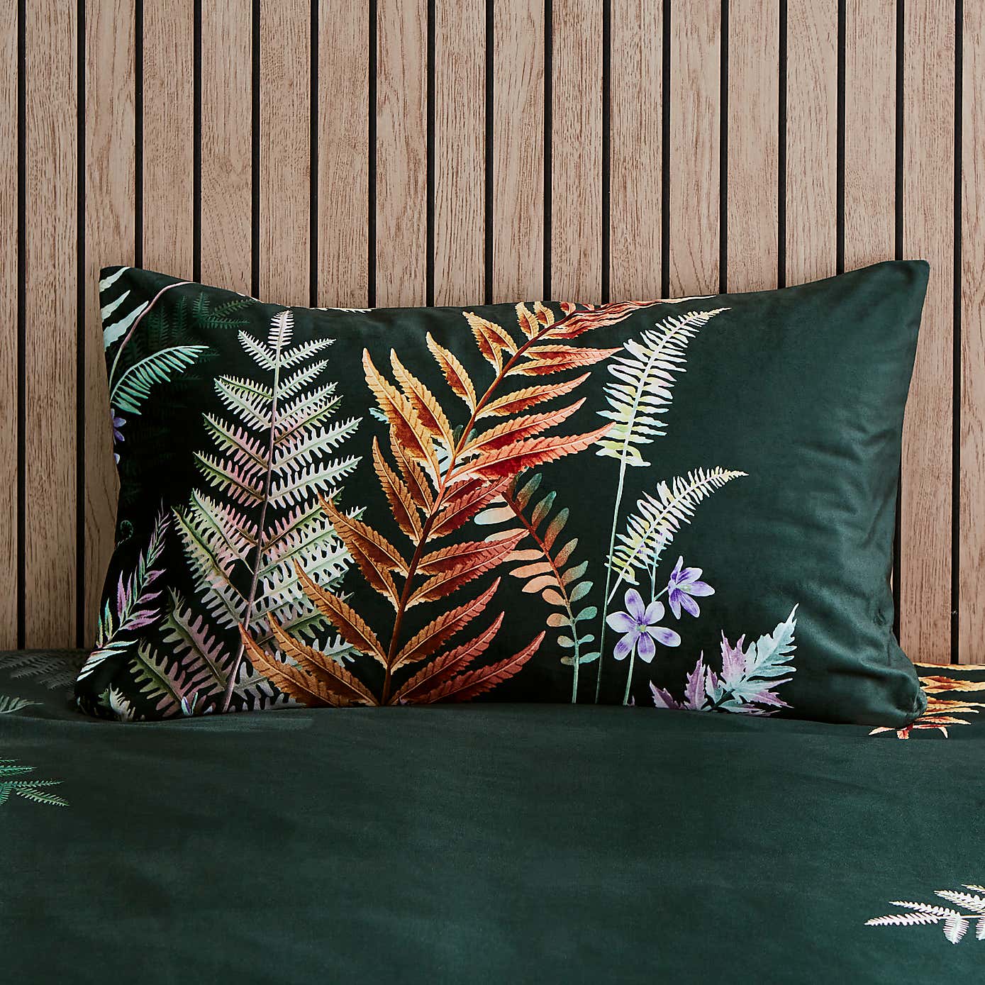 Rhapsody Green Fern Duvet Cover & Pillowcase Set