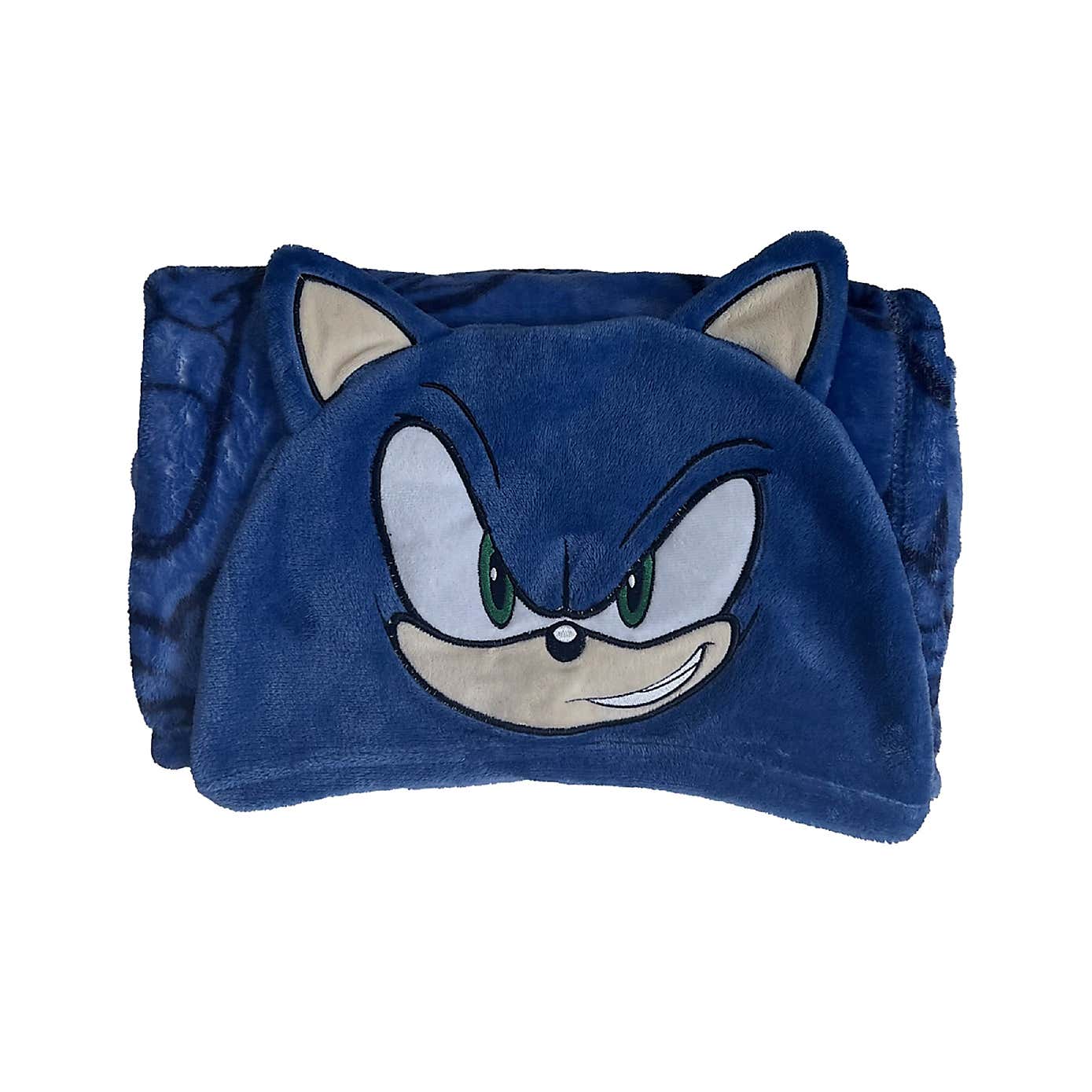 Kids Sonic Grin Hooded Fleece Blk