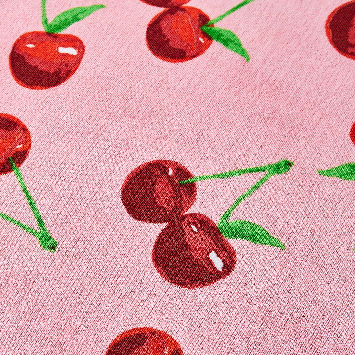 Catherine Lansfield Cherries Sun Lounger Beach Towel